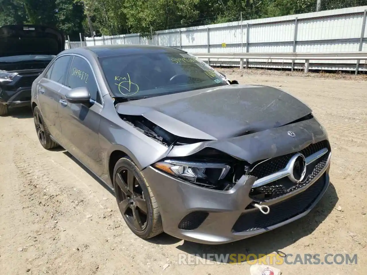 1 Photograph of a damaged car W1K3G4FB6MJ290596 MERCEDES-BENZ A-CLASS 2021