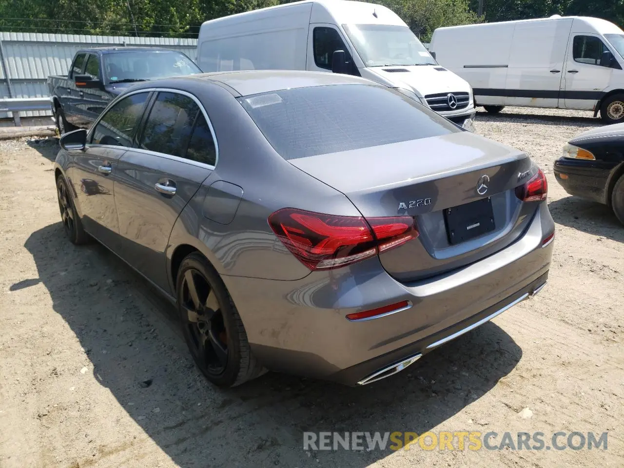 3 Photograph of a damaged car W1K3G4FB6MJ290596 MERCEDES-BENZ A-CLASS 2021