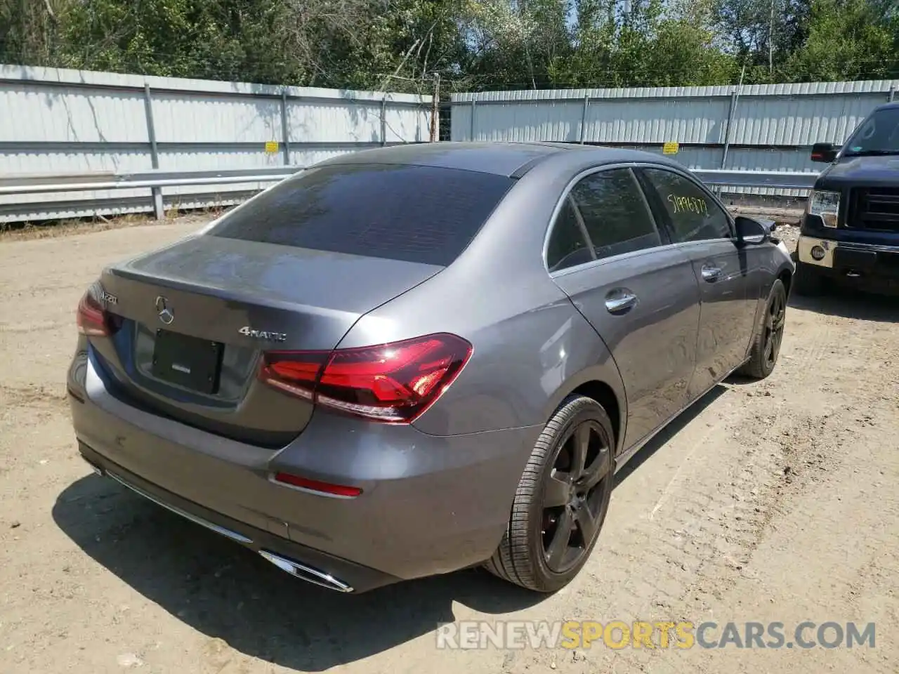 4 Photograph of a damaged car W1K3G4FB6MJ290596 MERCEDES-BENZ A-CLASS 2021