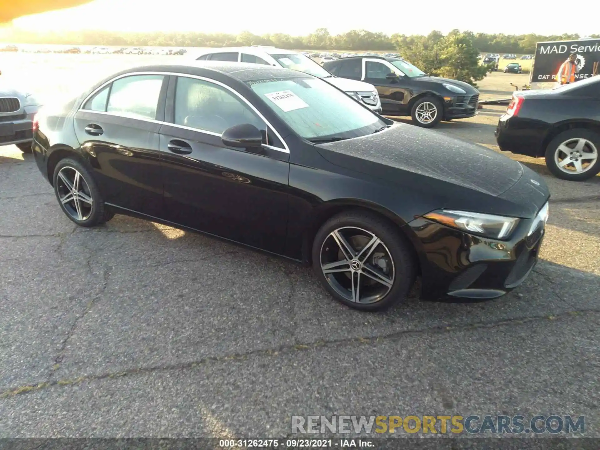 1 Photograph of a damaged car W1K3G4FB6MJ293823 MERCEDES-BENZ A-CLASS 2021