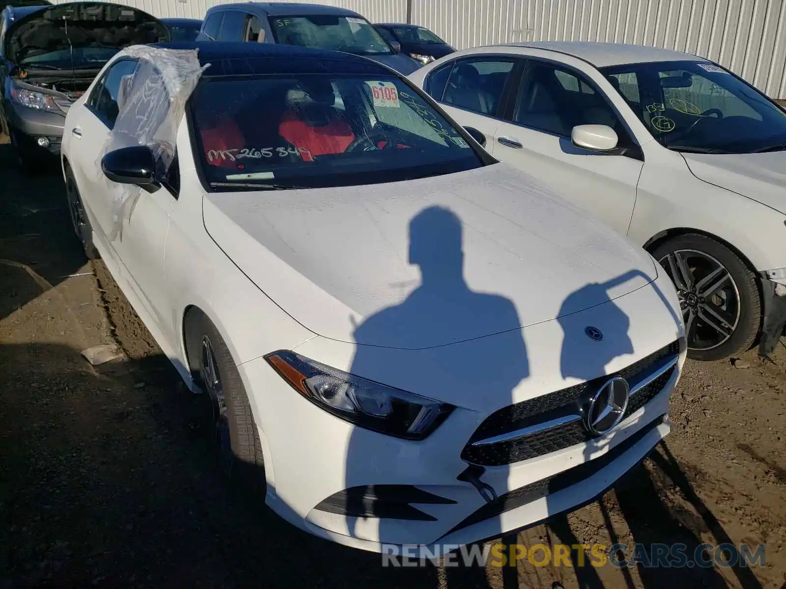 1 Photograph of a damaged car W1K3G4FB7MJ265349 MERCEDES-BENZ A-CLASS 2021