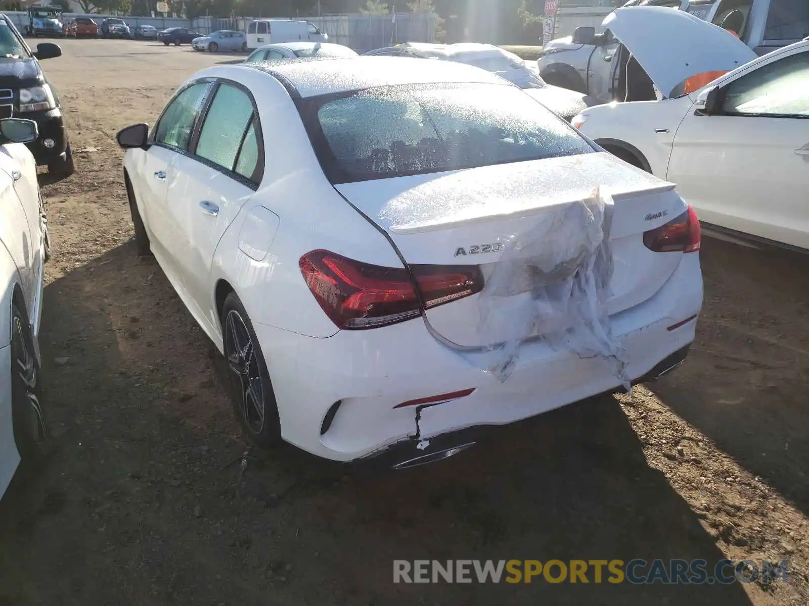 3 Photograph of a damaged car W1K3G4FB7MJ265349 MERCEDES-BENZ A-CLASS 2021