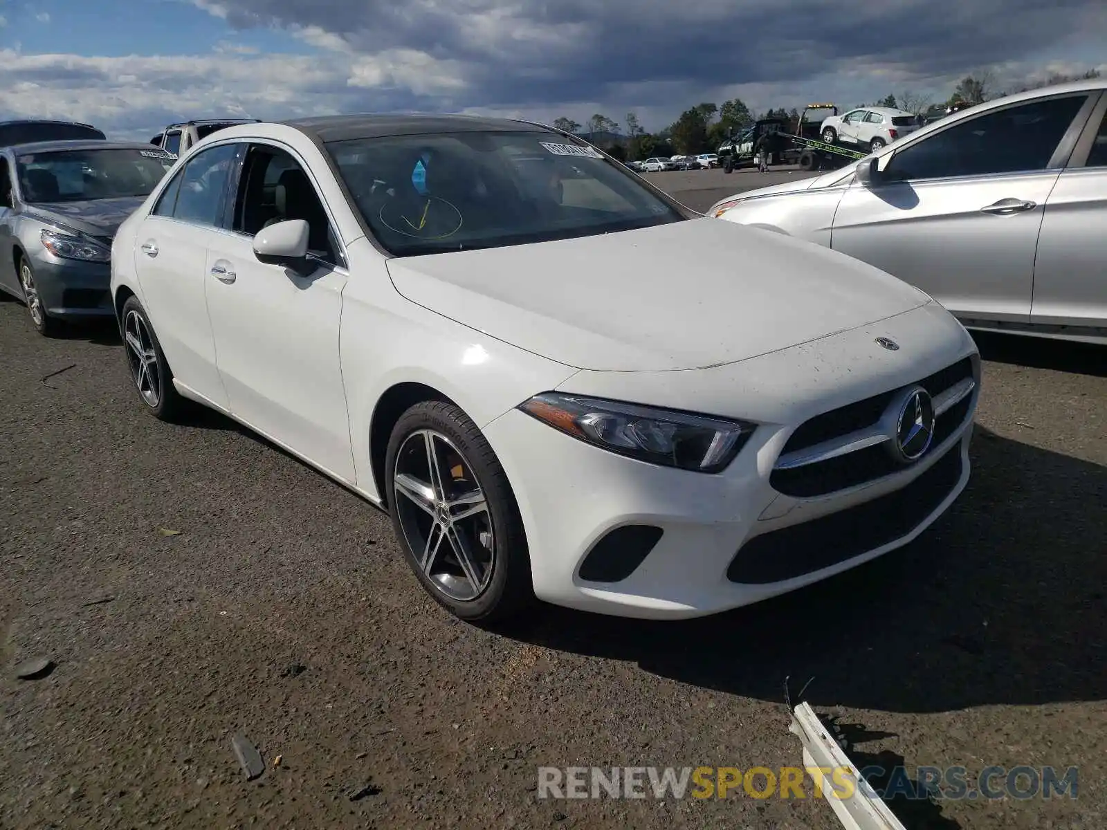 1 Photograph of a damaged car W1K3G4FB7MJ283527 MERCEDES-BENZ A-CLASS 2021