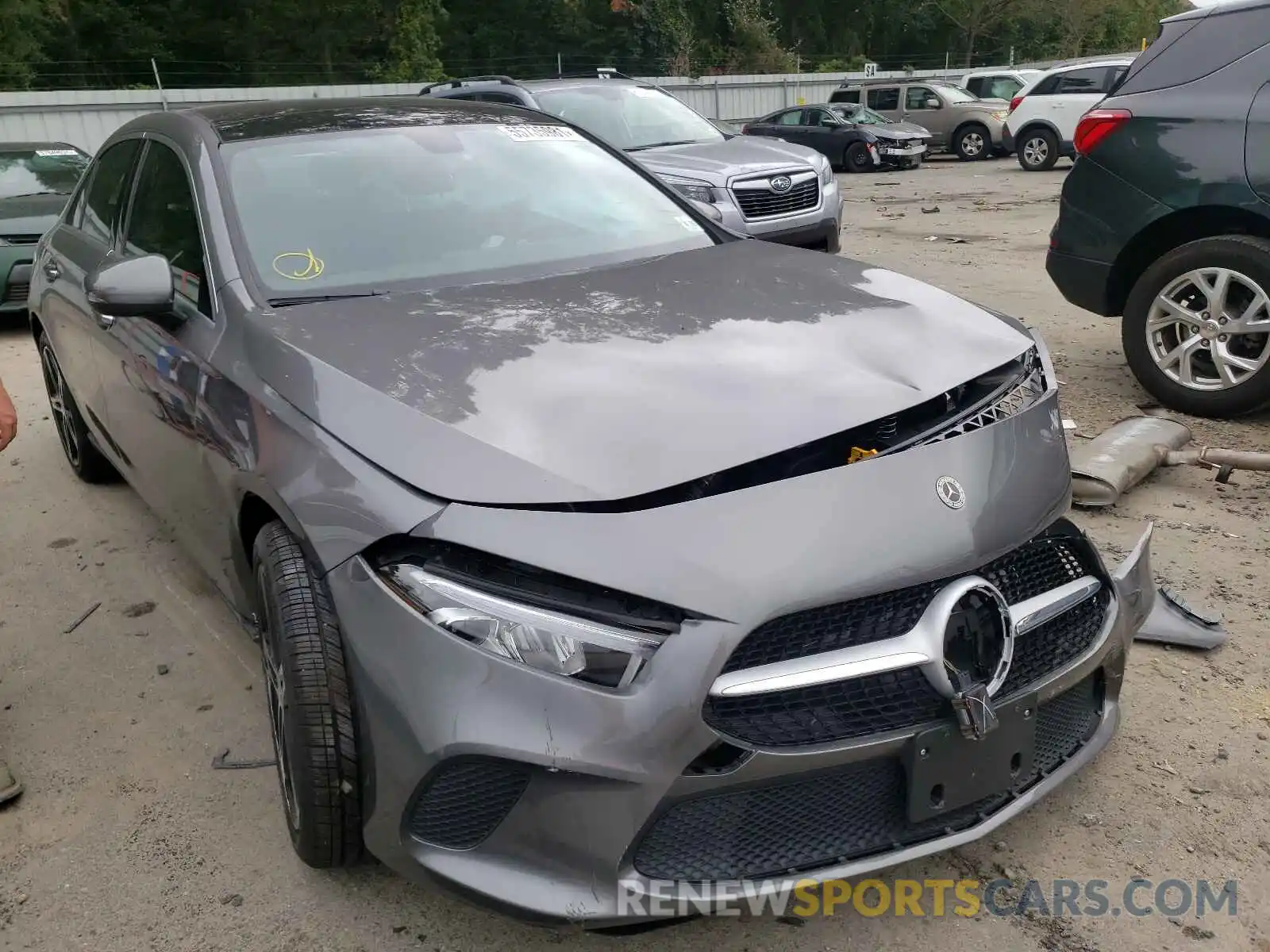 1 Photograph of a damaged car W1K3G4FB7MJ286833 MERCEDES-BENZ A-CLASS 2021