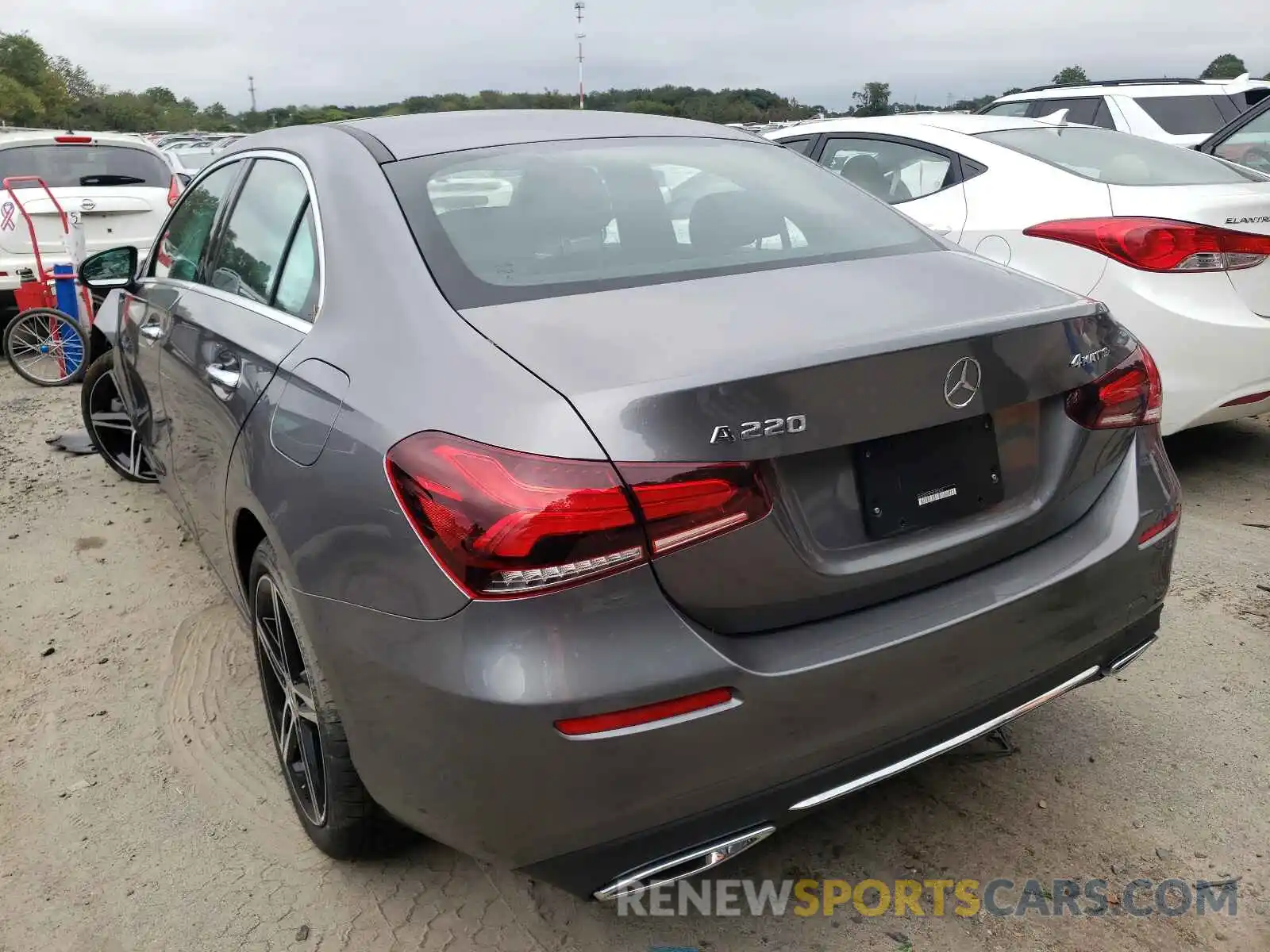 3 Photograph of a damaged car W1K3G4FB7MJ286833 MERCEDES-BENZ A-CLASS 2021