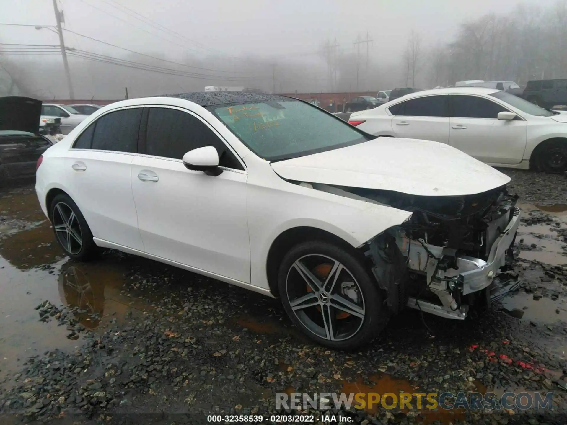 1 Photograph of a damaged car W1K3G4FB7MJ287903 MERCEDES-BENZ A-CLASS 2021