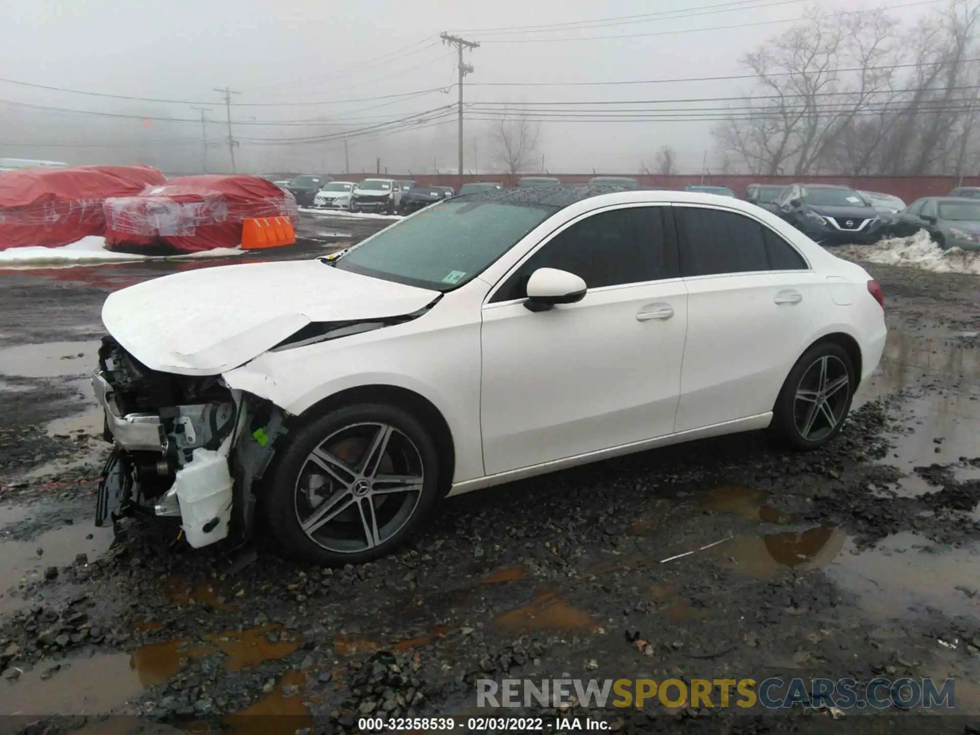 2 Photograph of a damaged car W1K3G4FB7MJ287903 MERCEDES-BENZ A-CLASS 2021