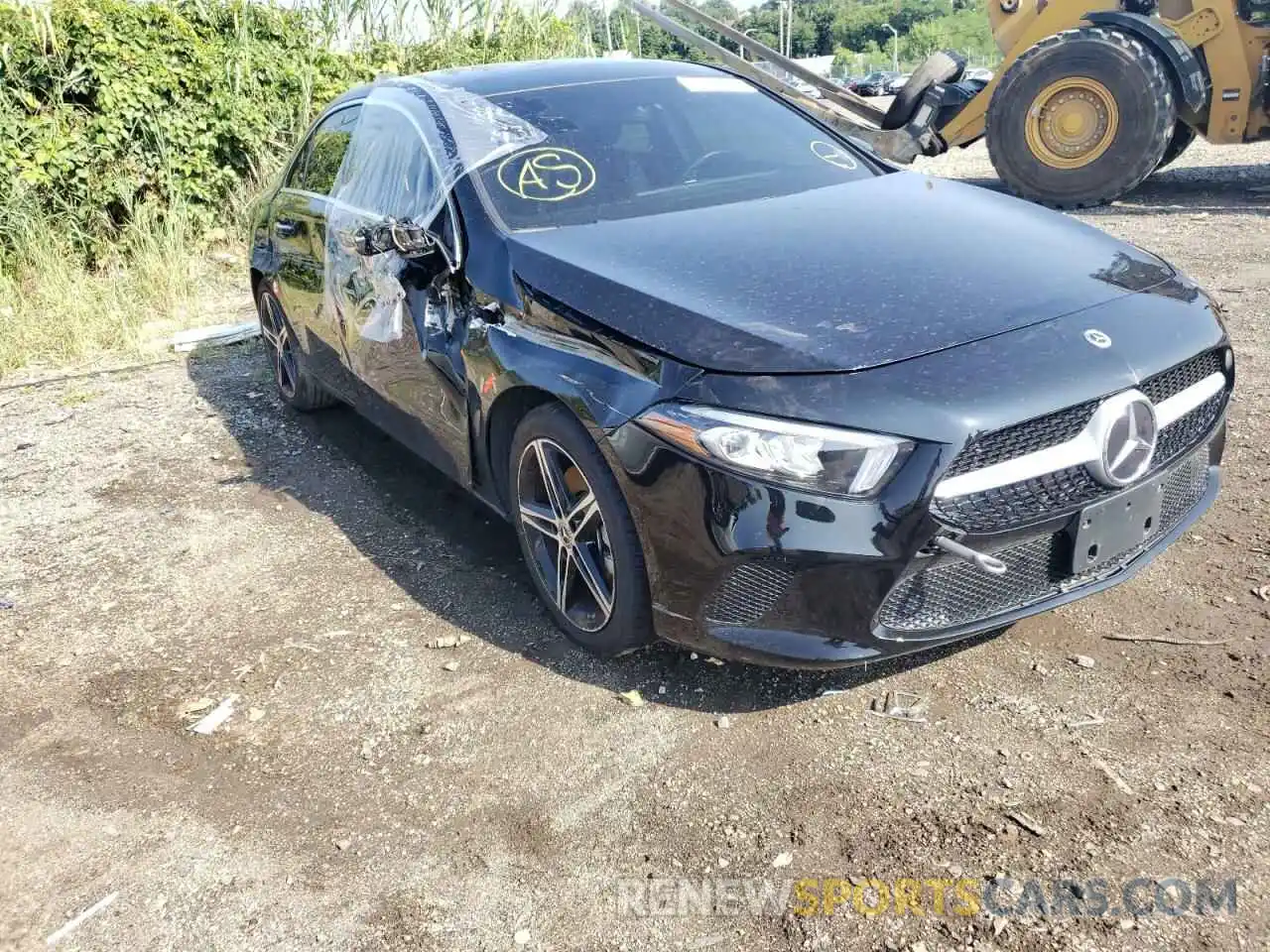 1 Photograph of a damaged car W1K3G4FB7MJ301489 MERCEDES-BENZ A-CLASS 2021