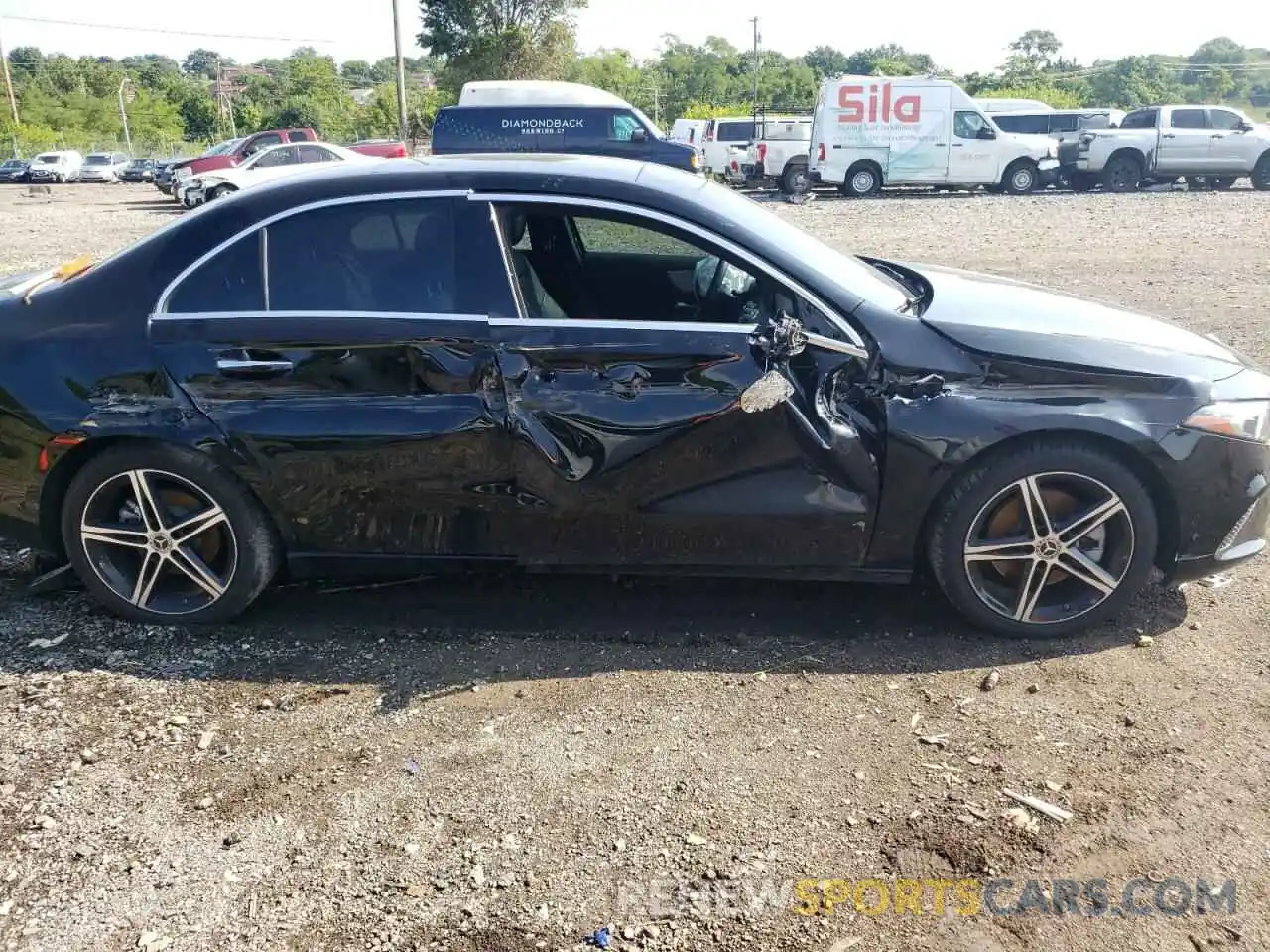 9 Photograph of a damaged car W1K3G4FB7MJ301489 MERCEDES-BENZ A-CLASS 2021