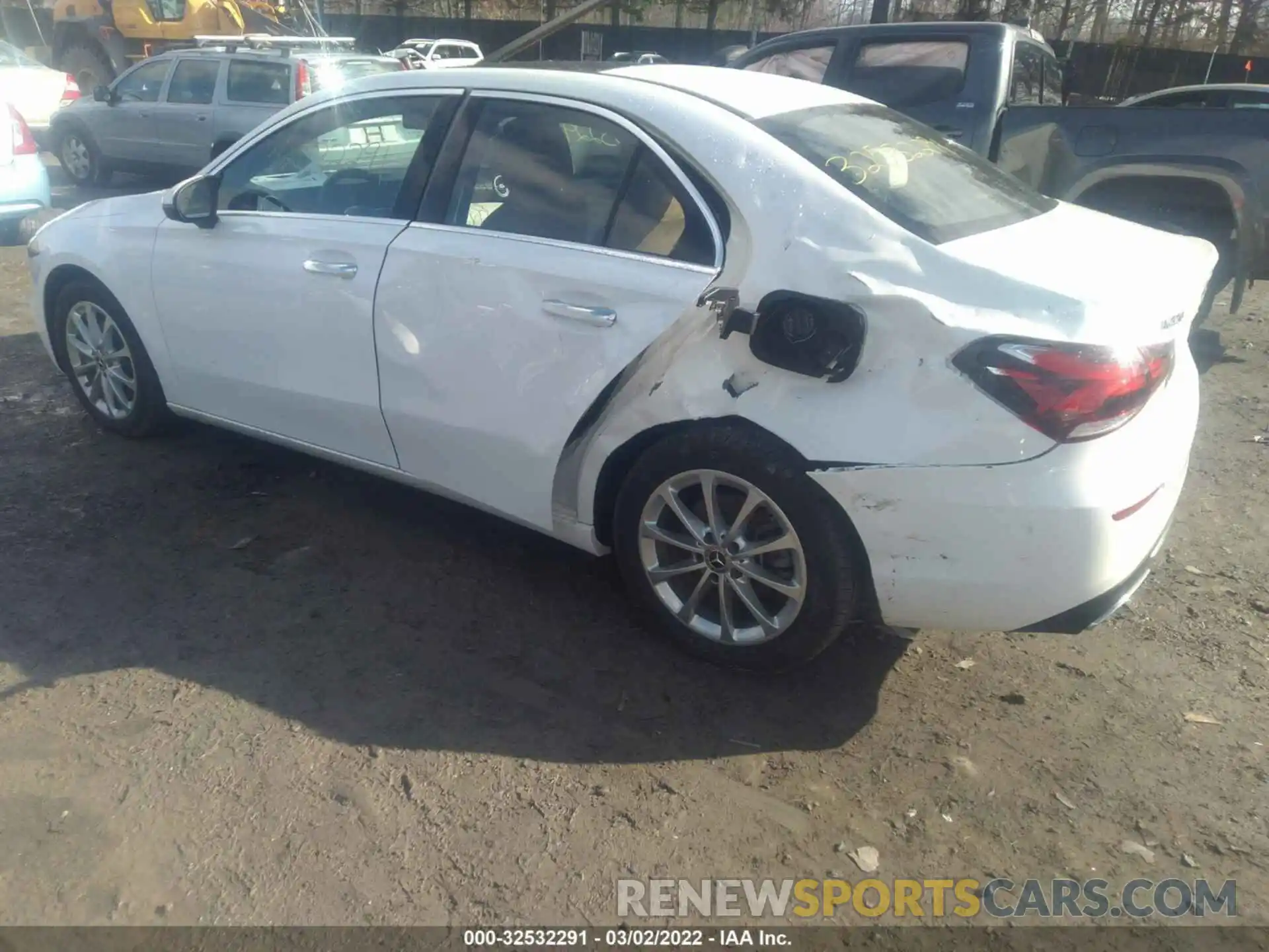 3 Photograph of a damaged car W1K3G4FB8MJ272407 MERCEDES-BENZ A-CLASS 2021