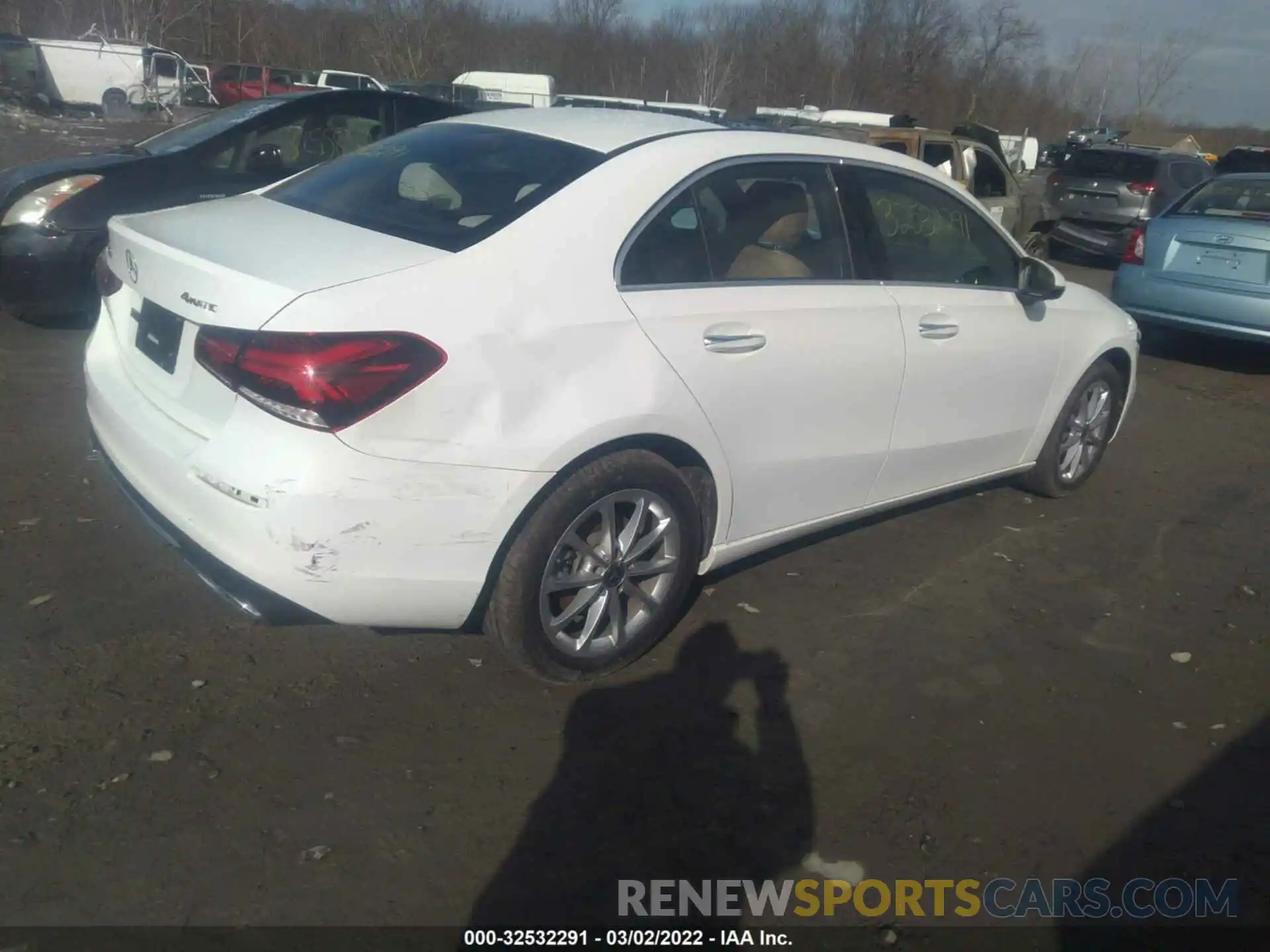 4 Photograph of a damaged car W1K3G4FB8MJ272407 MERCEDES-BENZ A-CLASS 2021