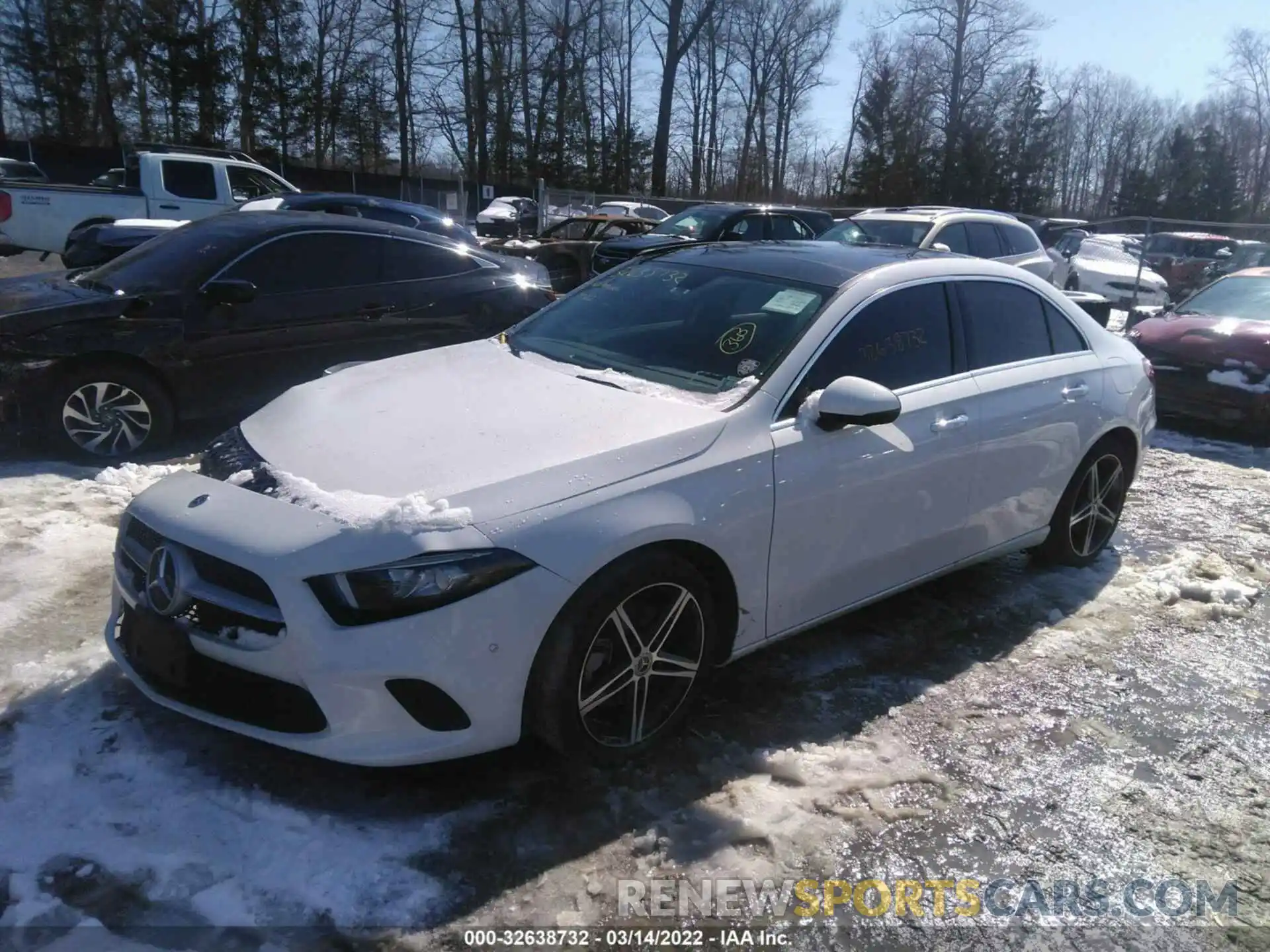 2 Photograph of a damaged car W1K3G4FB8MJ288753 MERCEDES-BENZ A-CLASS 2021