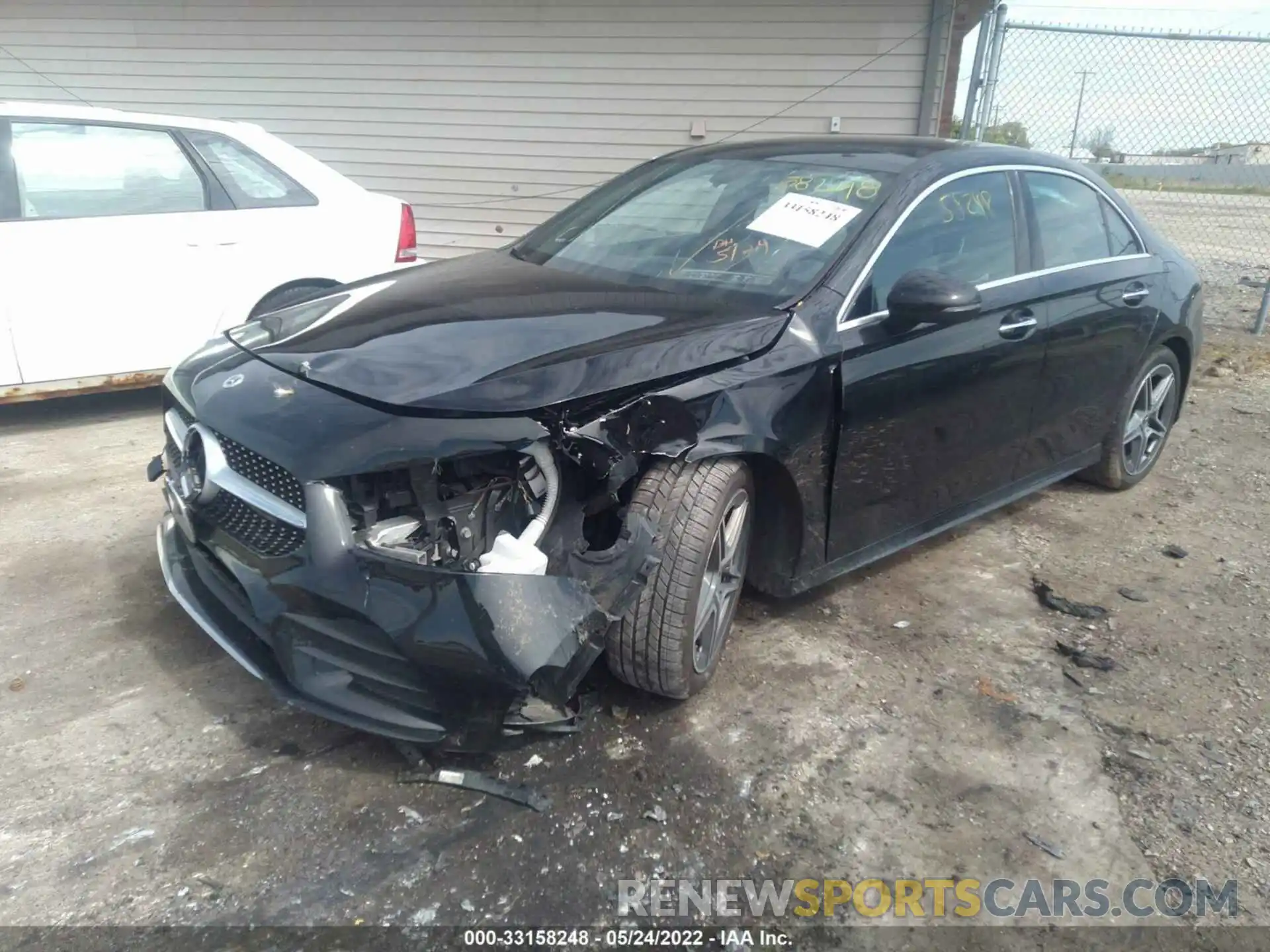 2 Photograph of a damaged car W1K3G4FB8MJ292494 MERCEDES-BENZ A-CLASS 2021