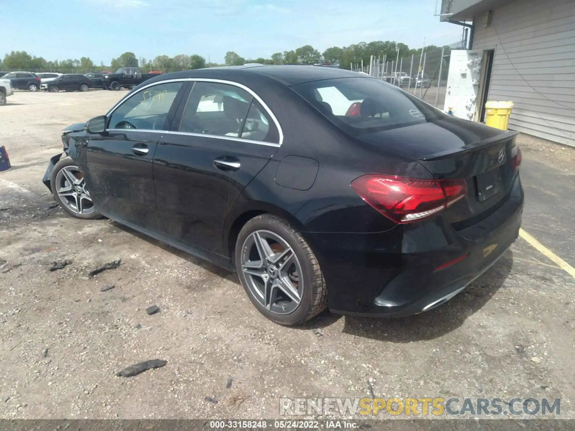 3 Photograph of a damaged car W1K3G4FB8MJ292494 MERCEDES-BENZ A-CLASS 2021