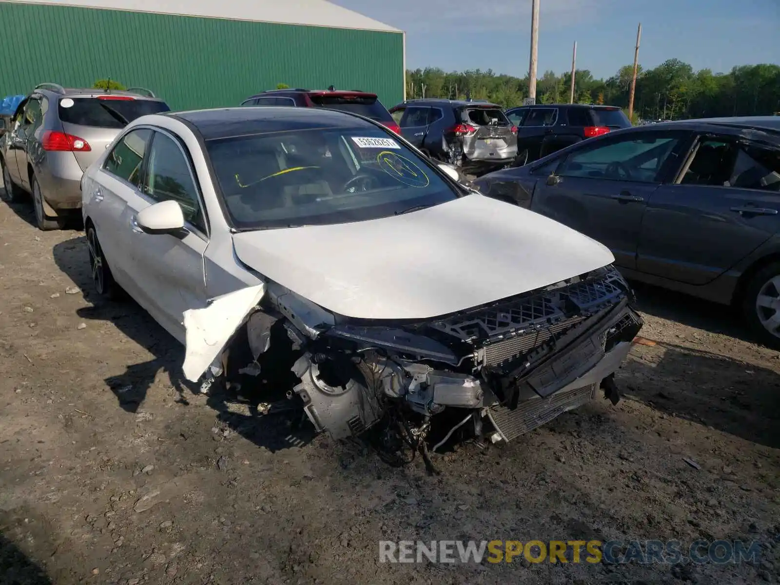 1 Photograph of a damaged car W1K3G4FB9MJ254983 MERCEDES-BENZ A-CLASS 2021