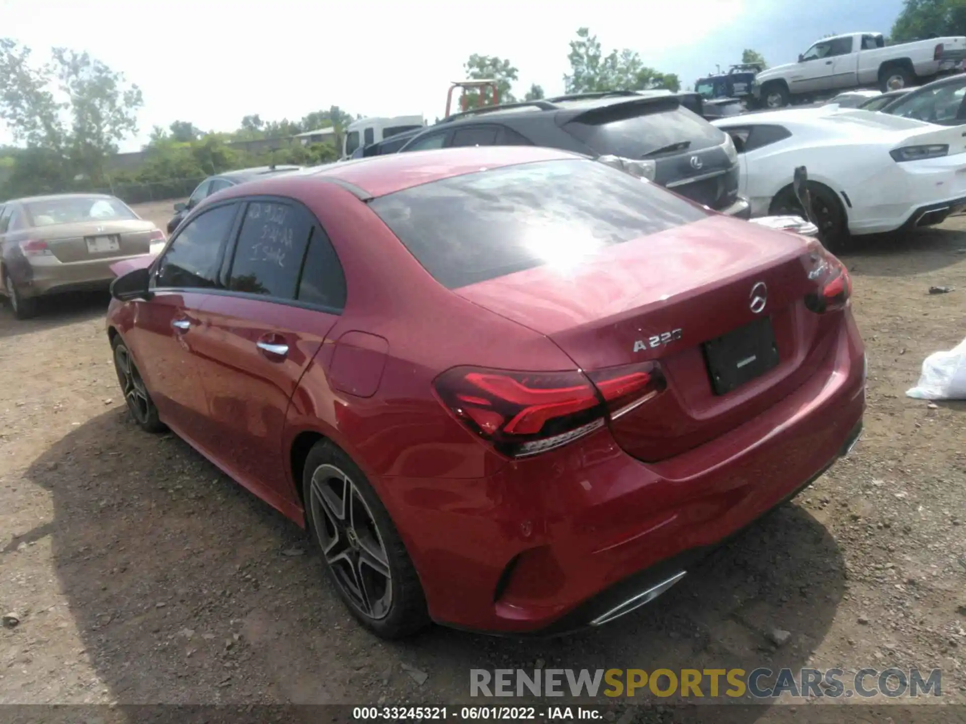 3 Photograph of a damaged car W1K3G4FB9MJ292522 MERCEDES-BENZ A-CLASS 2021