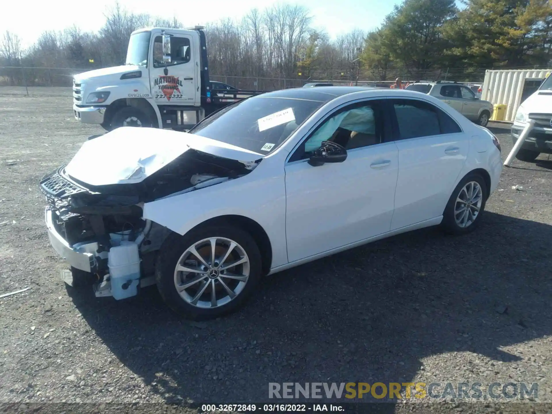 2 Photograph of a damaged car W1K3G4FBXMJ271999 MERCEDES-BENZ A-CLASS 2021