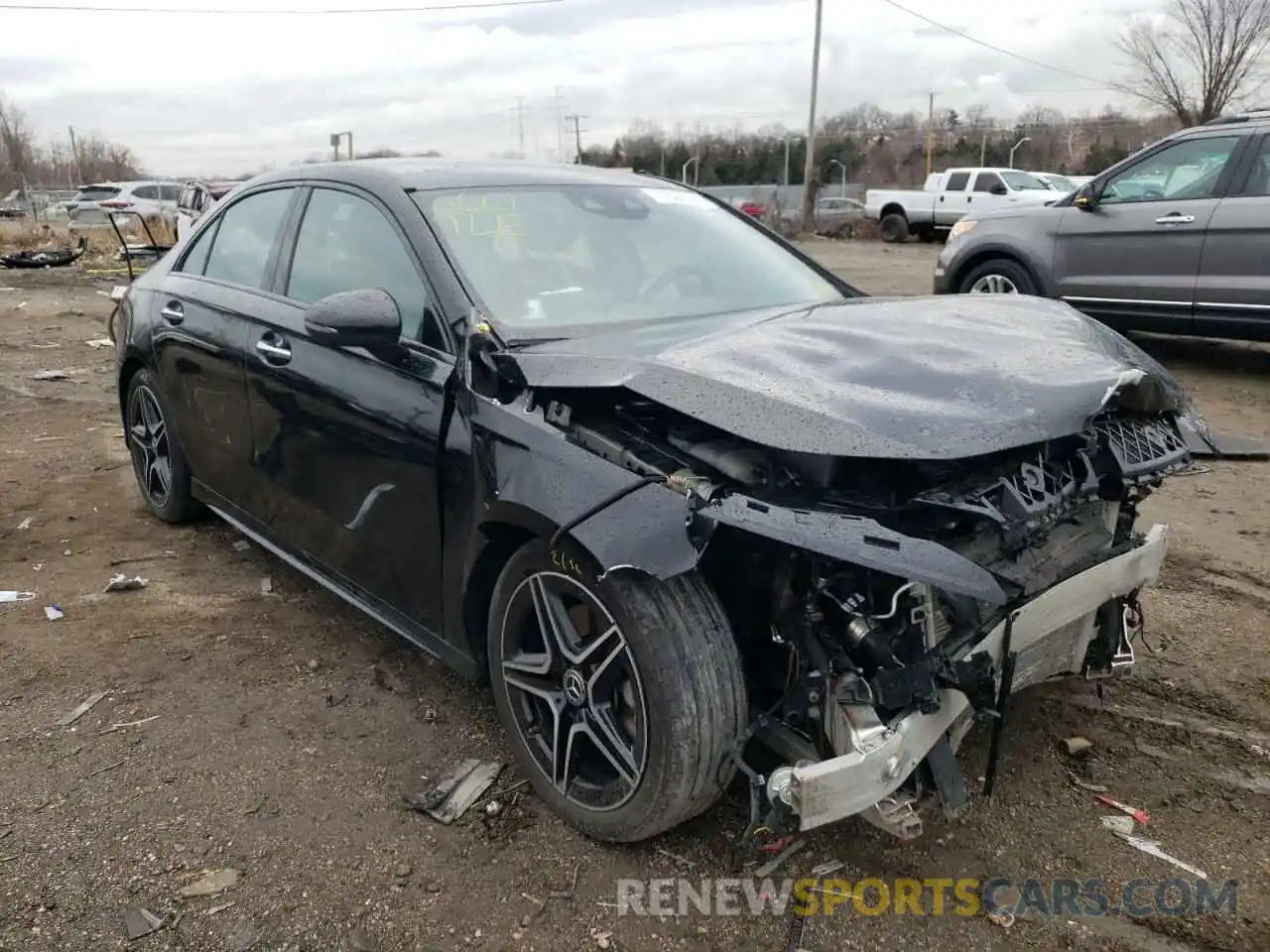 1 Photograph of a damaged car W1K3G4FBXMJ281920 MERCEDES-BENZ A-CLASS 2021