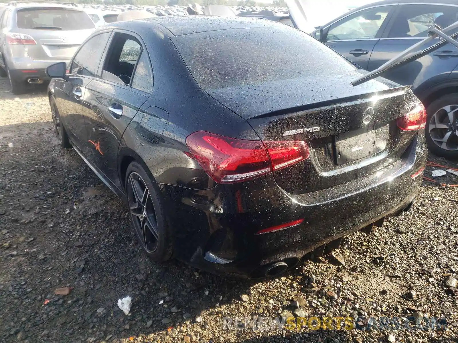 3 Photograph of a damaged car W1K3G5BB0MJ255998 MERCEDES-BENZ A-CLASS 2021