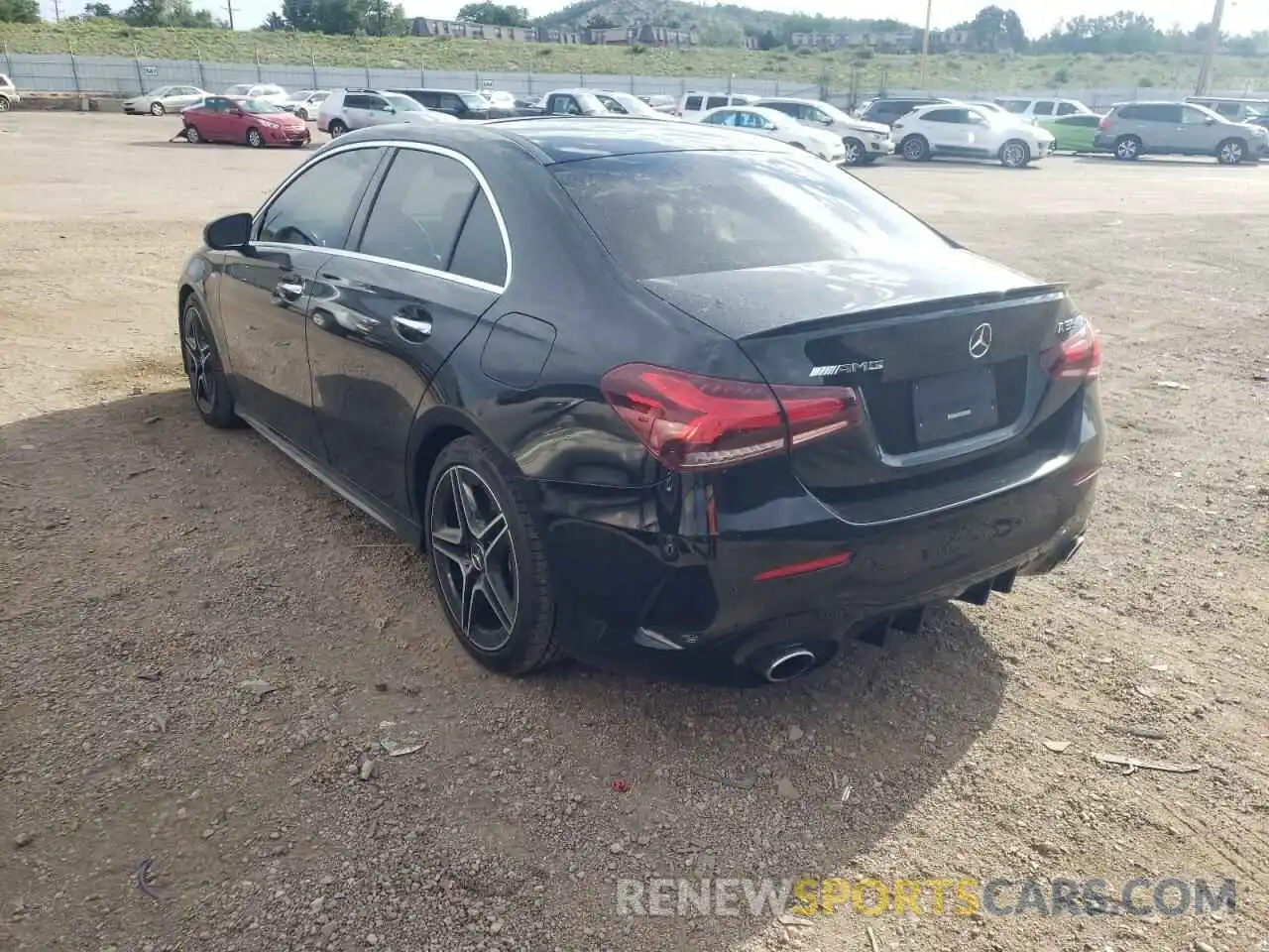 3 Photograph of a damaged car W1K3G5BB0MJ298835 MERCEDES-BENZ A-CLASS 2021