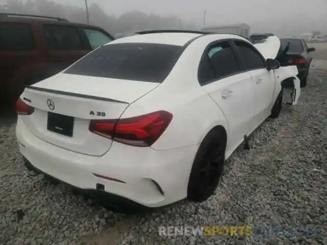 4 Photograph of a damaged car W1K3G5BB1MJ262930 MERCEDES-BENZ A-CLASS 2021