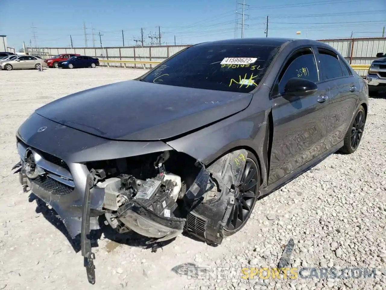 2 Photograph of a damaged car W1K3G5BB1MJ290145 MERCEDES-BENZ A-CLASS 2021