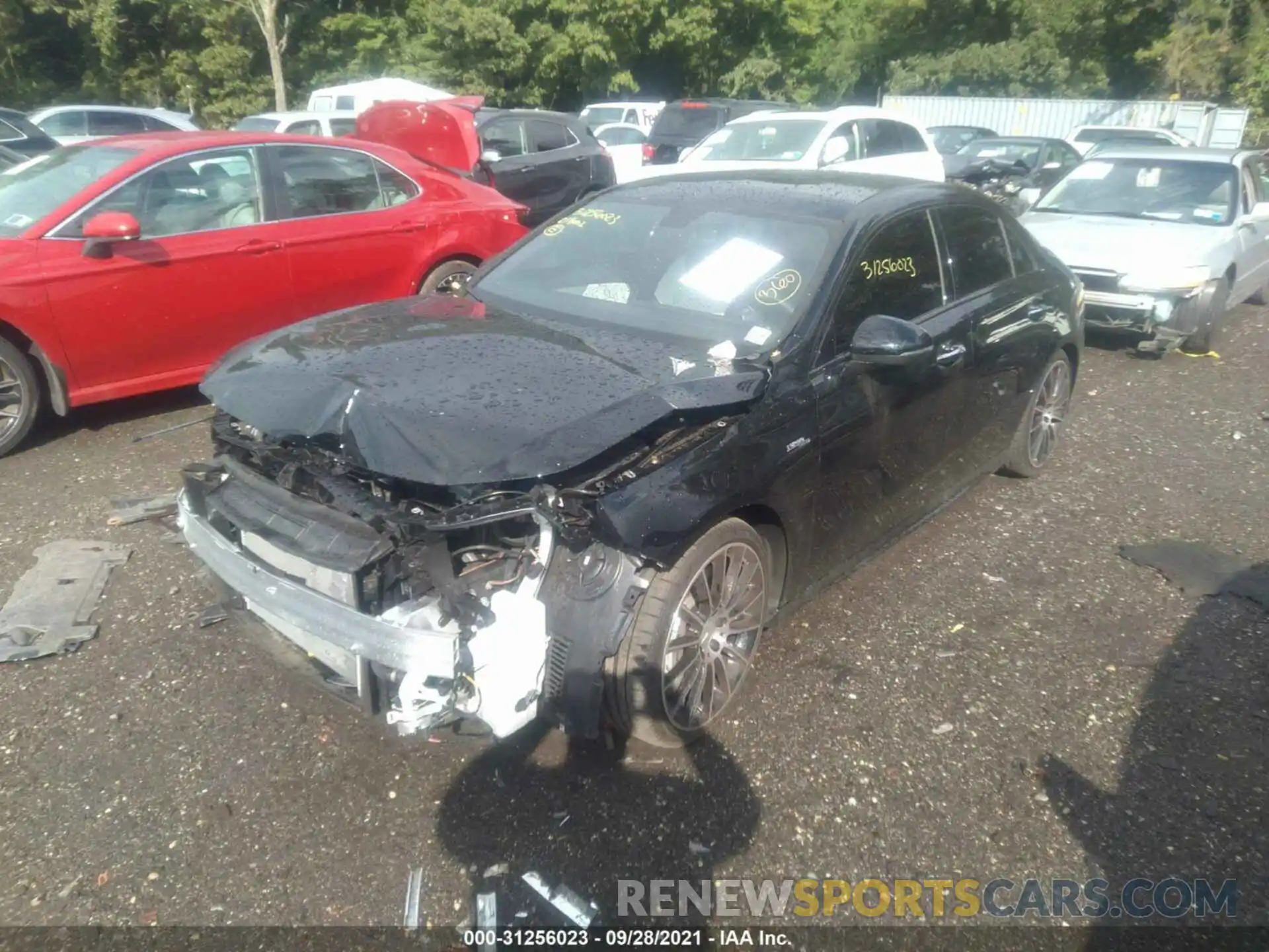 2 Photograph of a damaged car W1K3G5BB2MJ304151 MERCEDES-BENZ A-CLASS 2021