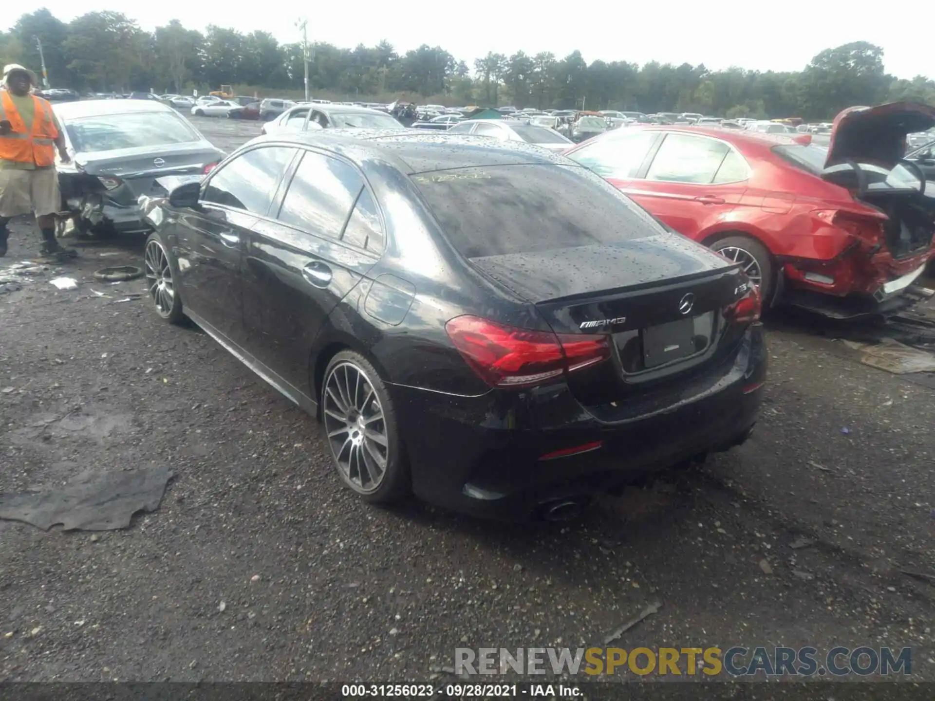 3 Photograph of a damaged car W1K3G5BB2MJ304151 MERCEDES-BENZ A-CLASS 2021