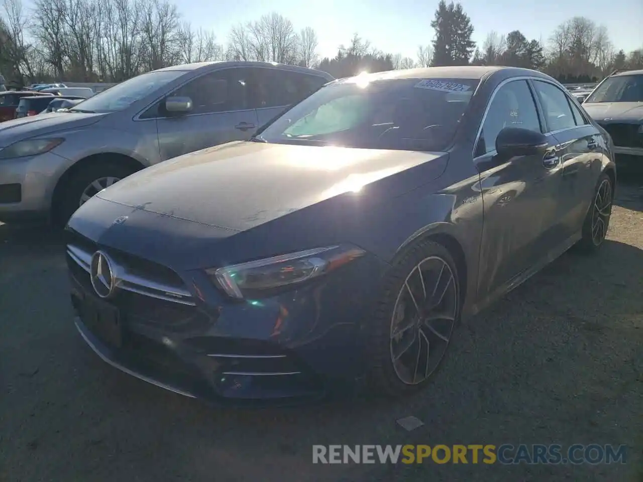 2 Photograph of a damaged car W1K3G5BB2MJ305302 MERCEDES-BENZ A-CLASS 2021