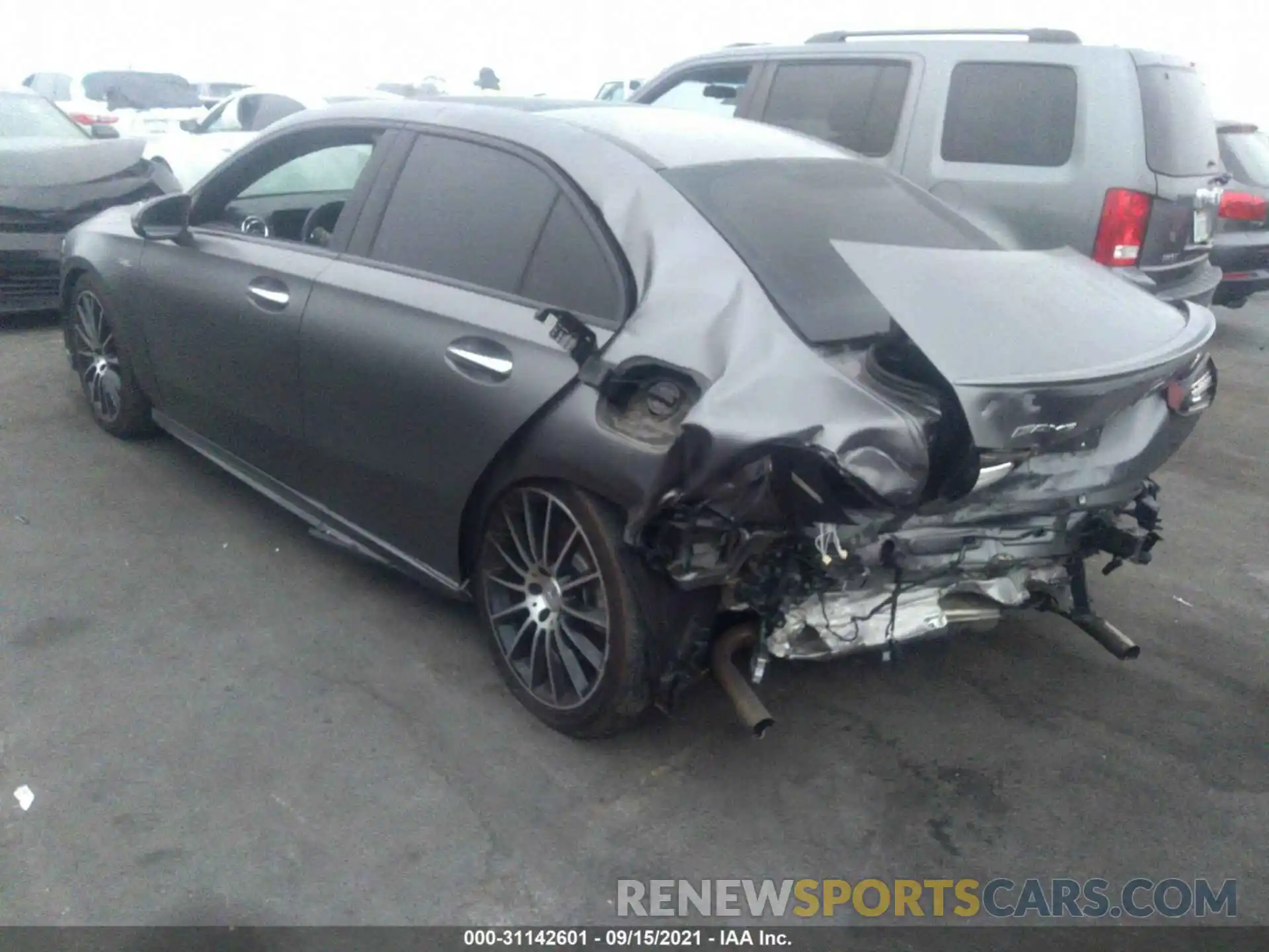 3 Photograph of a damaged car W1K3G5BB4MJ264798 MERCEDES-BENZ A-CLASS 2021