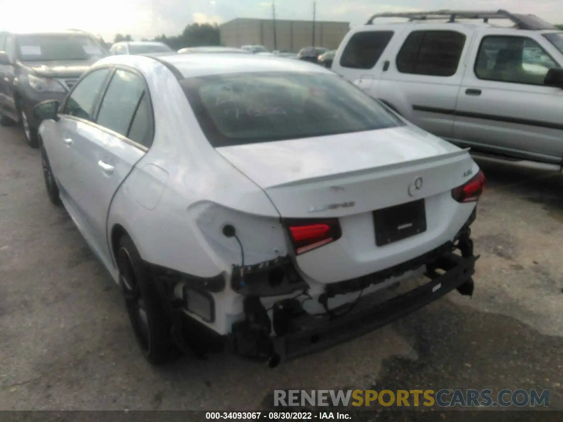 3 Photograph of a damaged car W1K3G5BB4MJ264915 MERCEDES-BENZ A-CLASS 2021