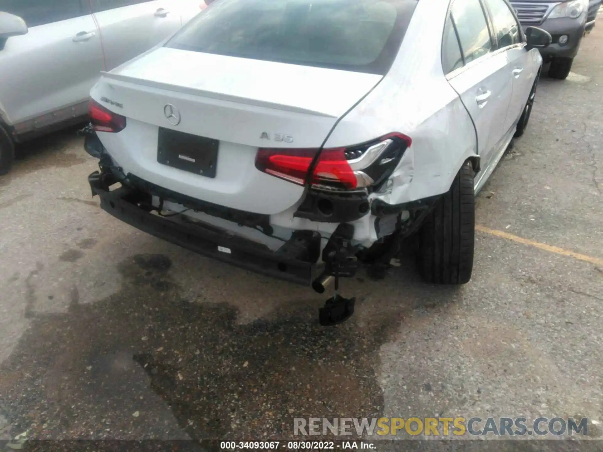 6 Photograph of a damaged car W1K3G5BB4MJ264915 MERCEDES-BENZ A-CLASS 2021