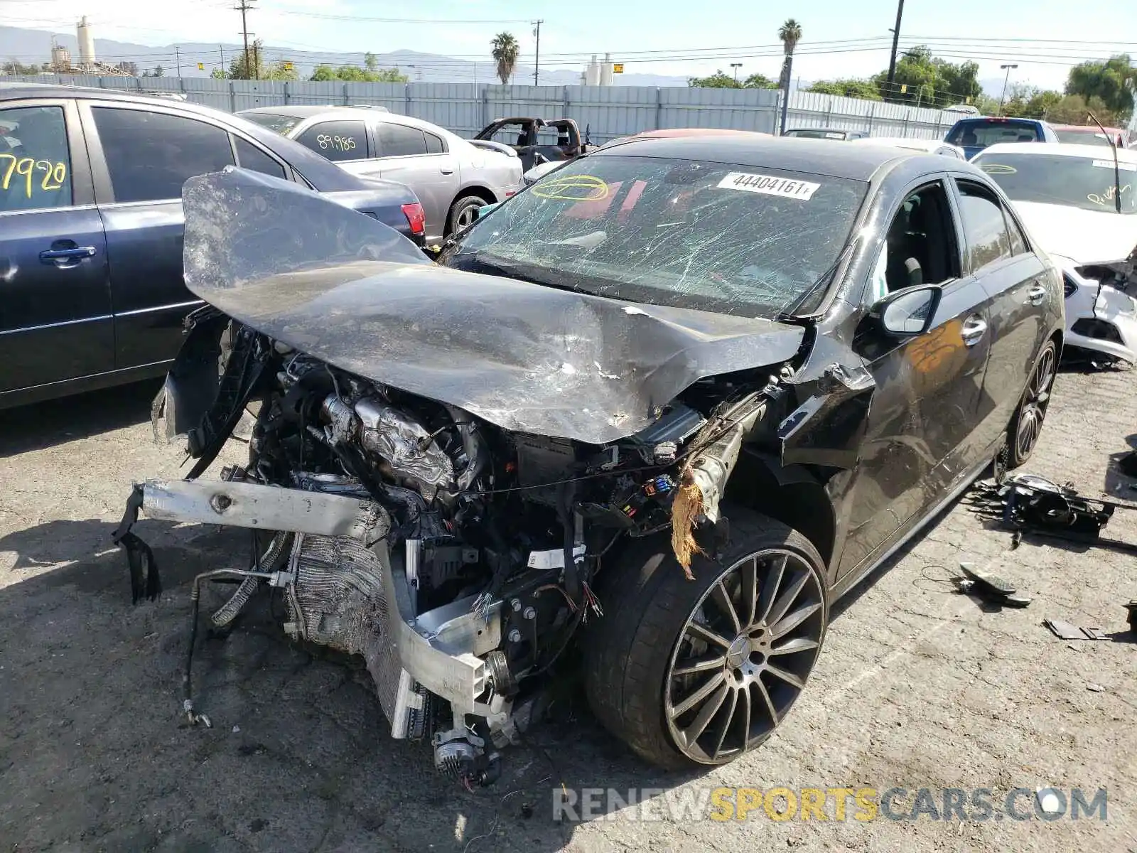 2 Photograph of a damaged car W1K3G5BB5MJ278872 MERCEDES-BENZ A-CLASS 2021