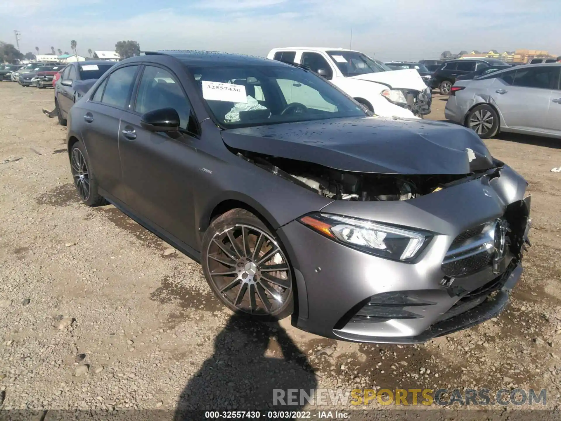 1 Photograph of a damaged car W1K3G5BB5MJ313247 MERCEDES-BENZ A-CLASS 2021