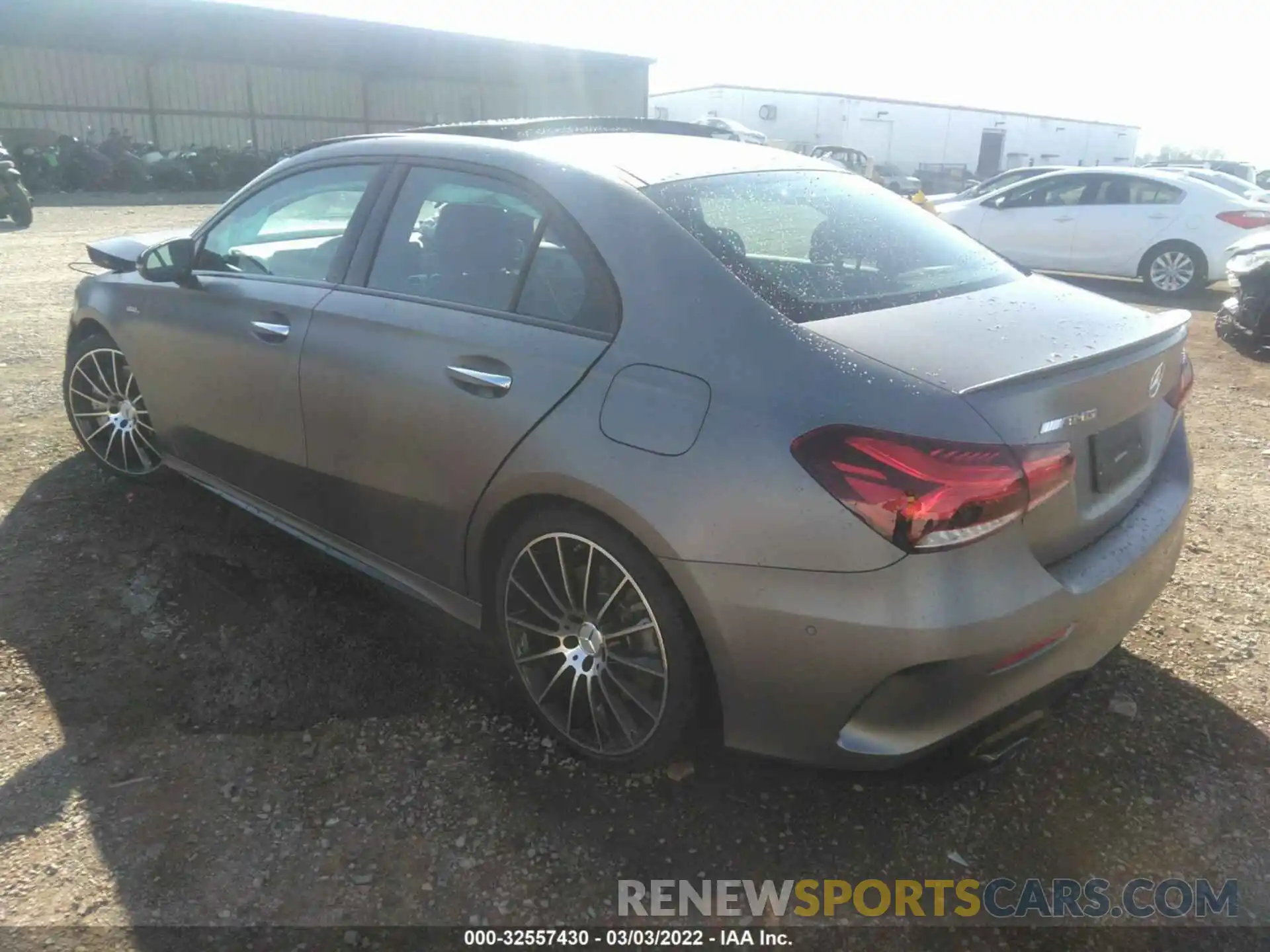 3 Photograph of a damaged car W1K3G5BB5MJ313247 MERCEDES-BENZ A-CLASS 2021