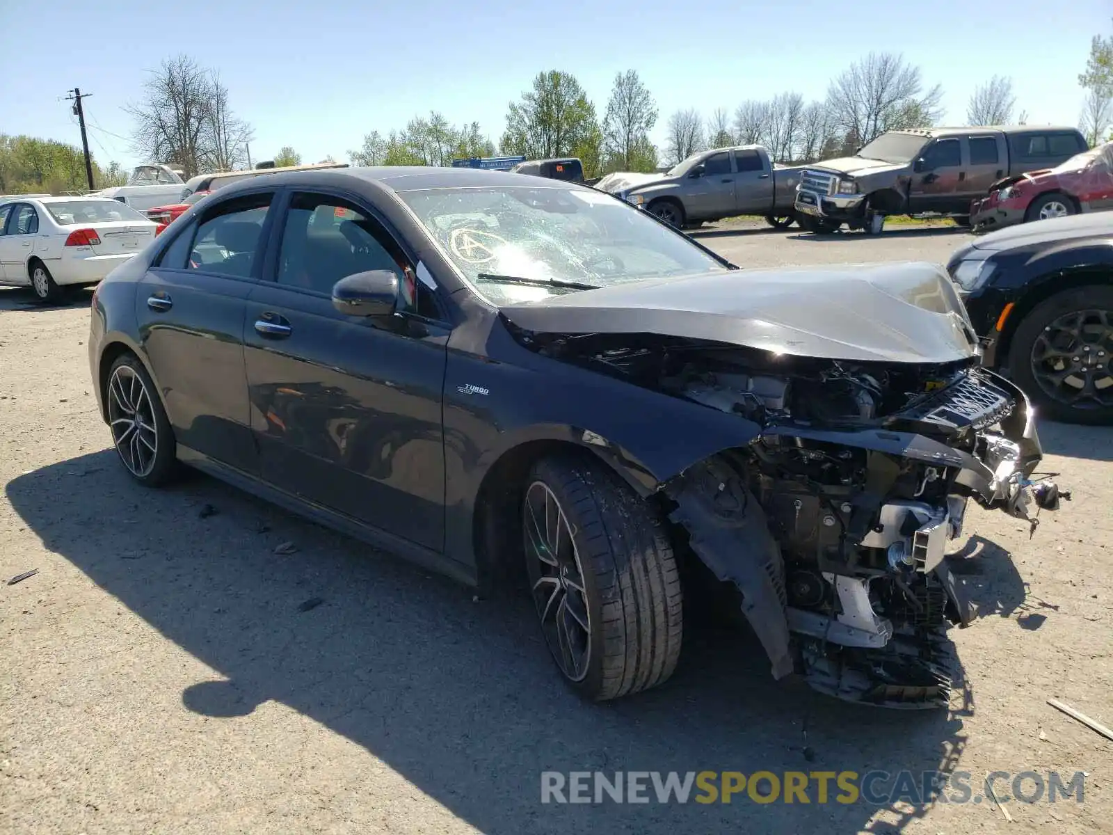 1 Photograph of a damaged car W1K3G5BB6MJ255875 MERCEDES-BENZ A-CLASS 2021