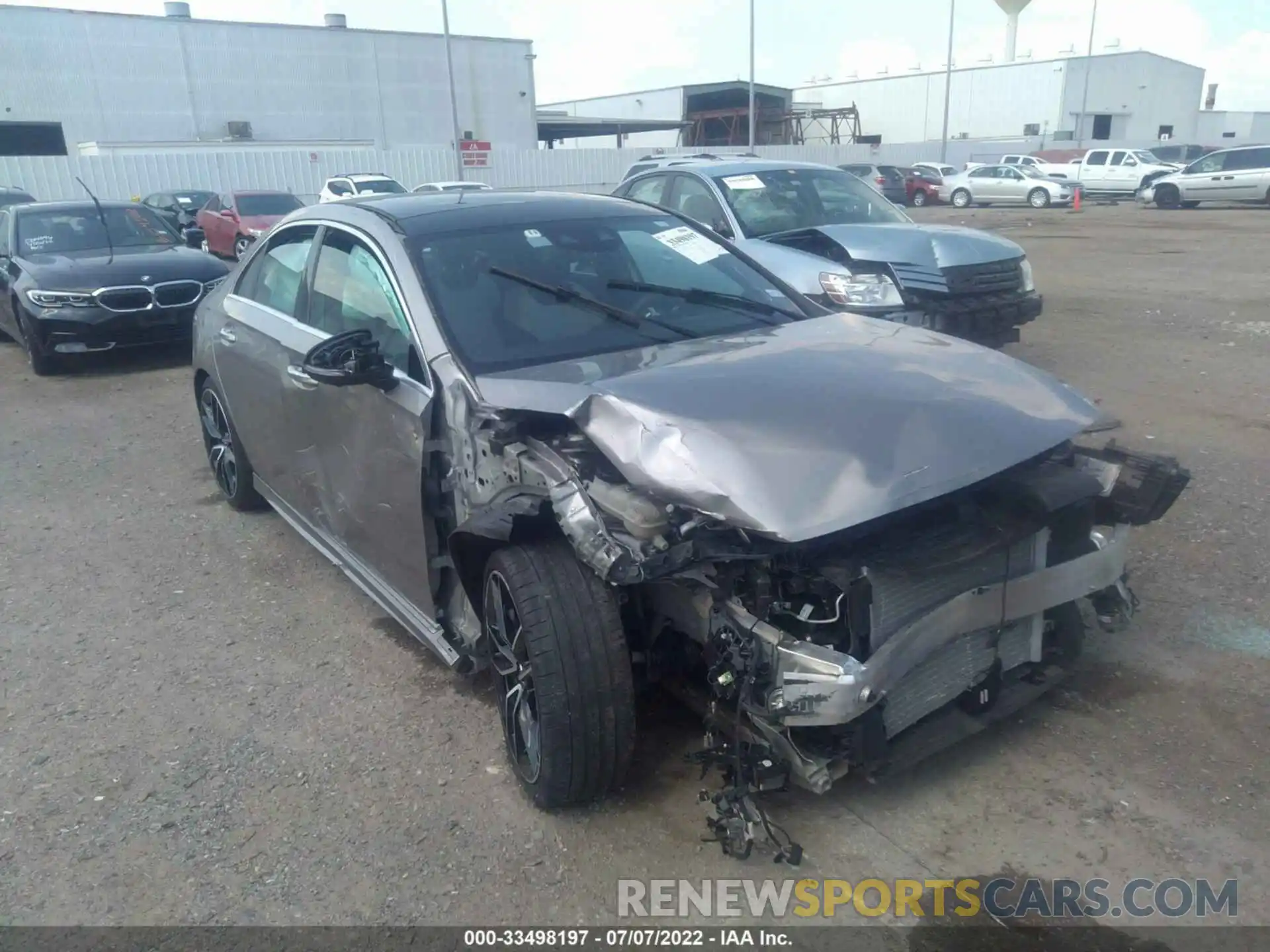 1 Photograph of a damaged car W1K3G5BB8MJ263492 MERCEDES-BENZ A-CLASS 2021