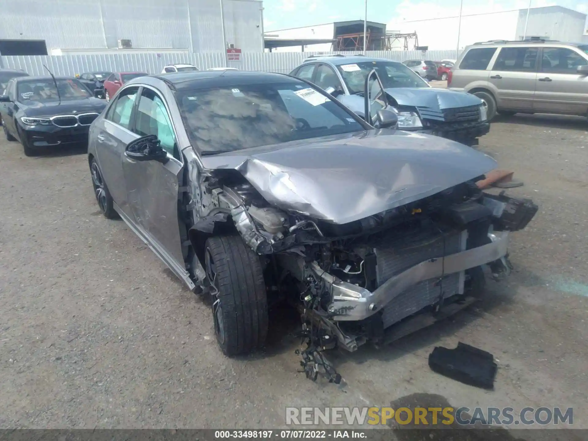 6 Photograph of a damaged car W1K3G5BB8MJ263492 MERCEDES-BENZ A-CLASS 2021