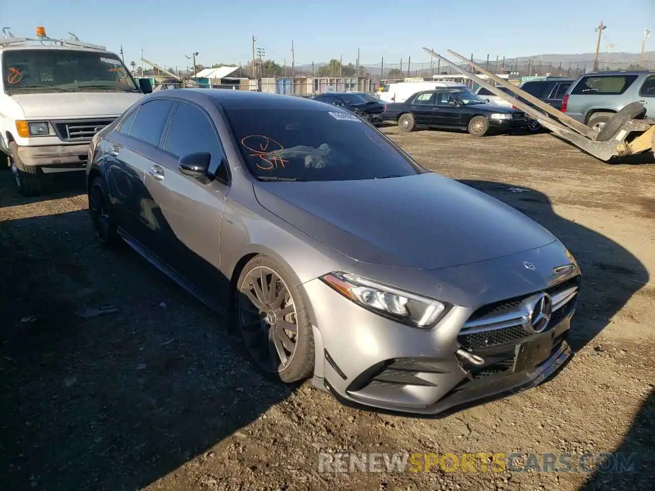 1 Photograph of a damaged car W1K3G5BB9MJ268507 MERCEDES-BENZ A-CLASS 2021