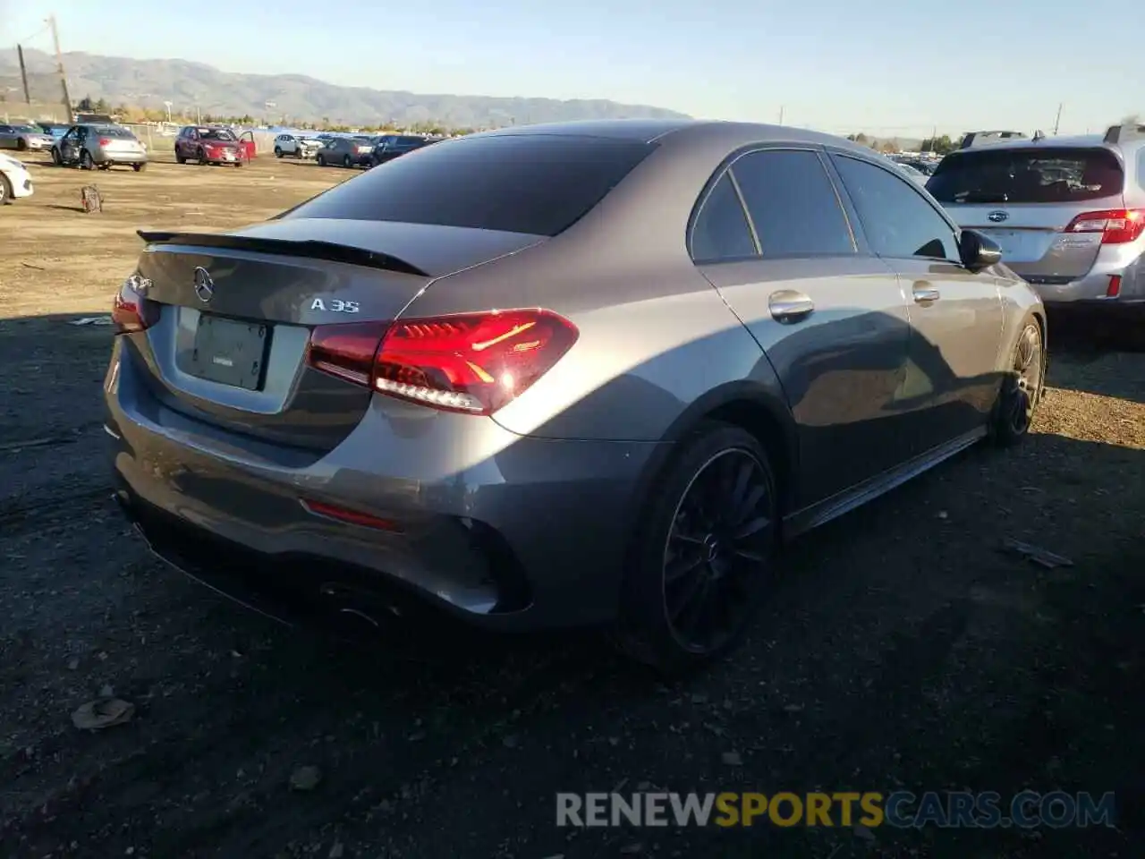 4 Photograph of a damaged car W1K3G5BB9MJ268507 MERCEDES-BENZ A-CLASS 2021