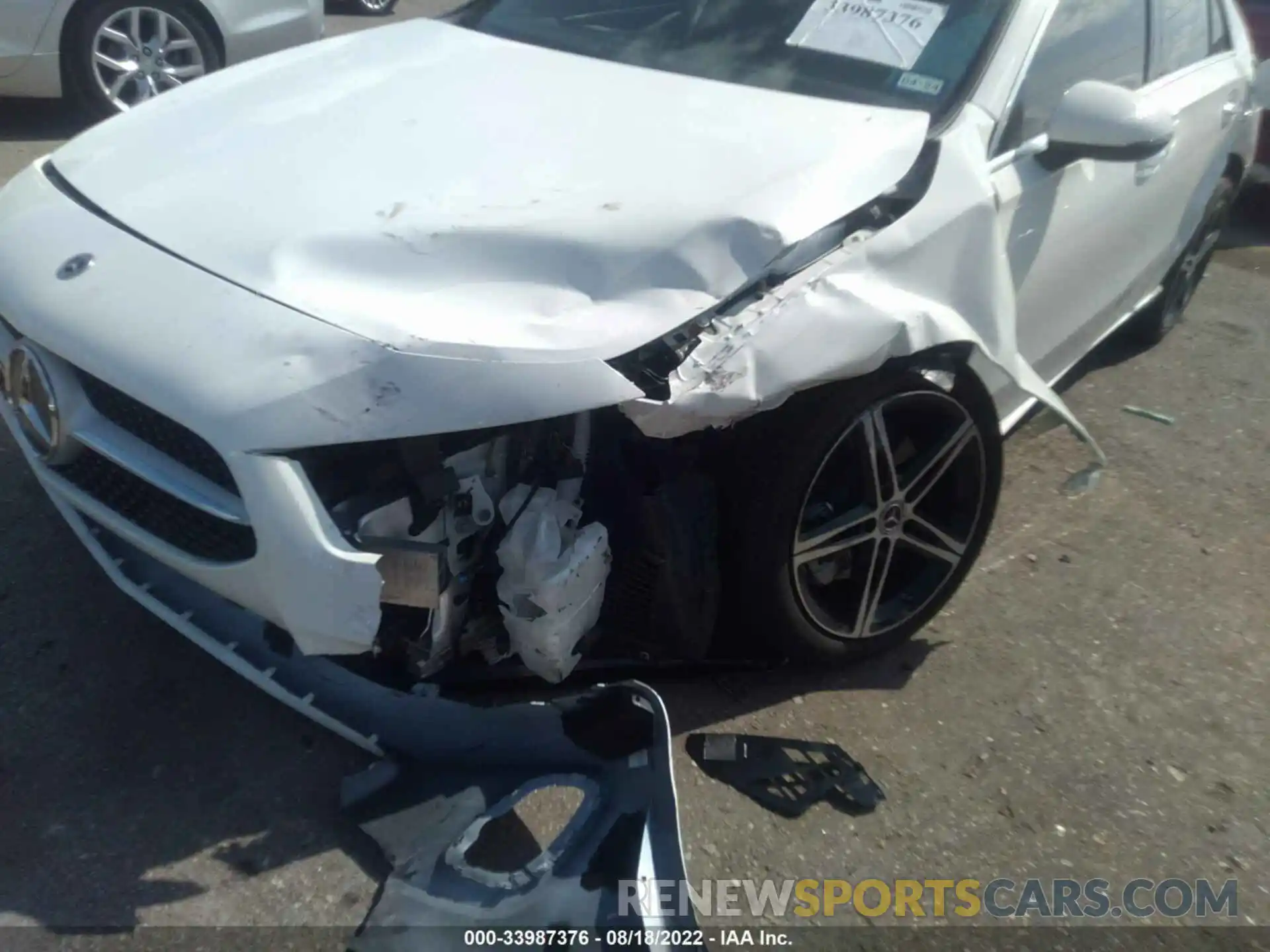 6 Photograph of a damaged car W1K3G4EB0NJ344199 MERCEDES-BENZ A-CLASS 2022