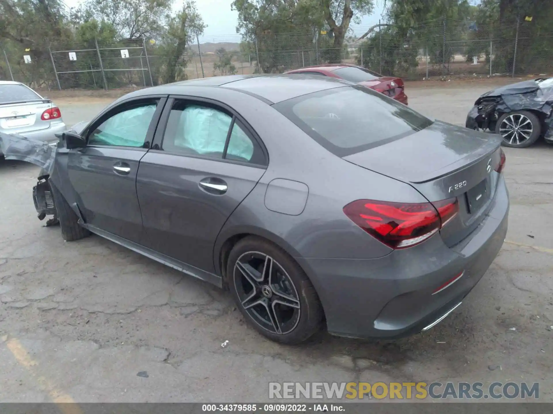 3 Photograph of a damaged car W1K3G4EB0NJ358507 MERCEDES-BENZ A-CLASS 2022