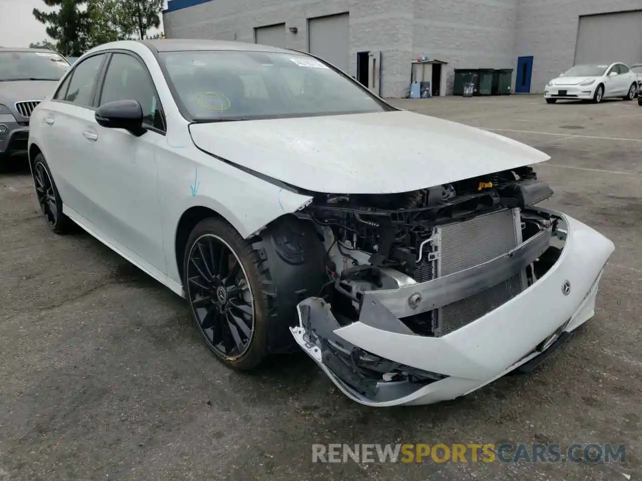 1 Photograph of a damaged car W1K3G4EB6NJ337175 MERCEDES-BENZ A-CLASS 2022