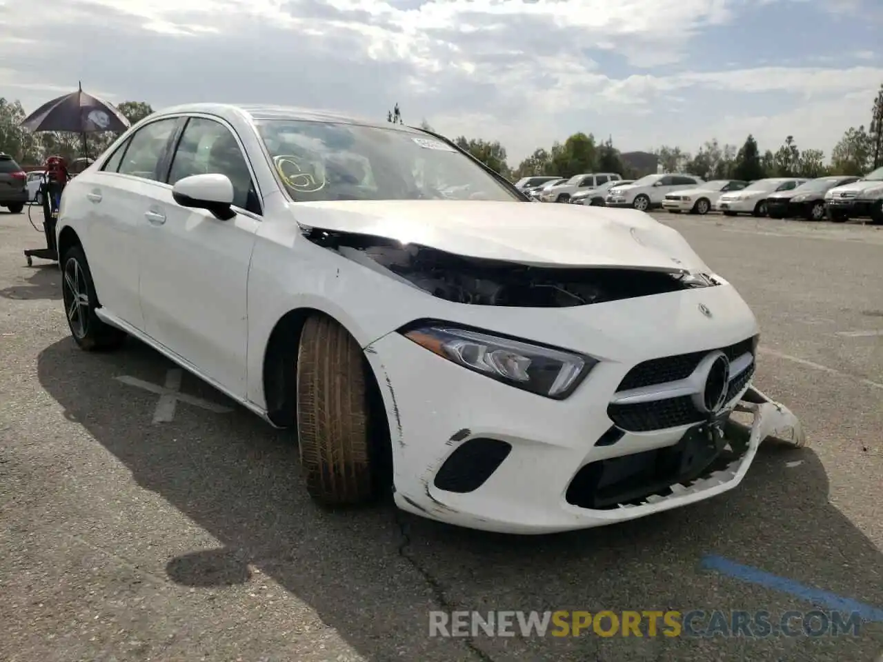 1 Photograph of a damaged car W1K3G4EB9NJ365777 MERCEDES-BENZ A-CLASS 2022