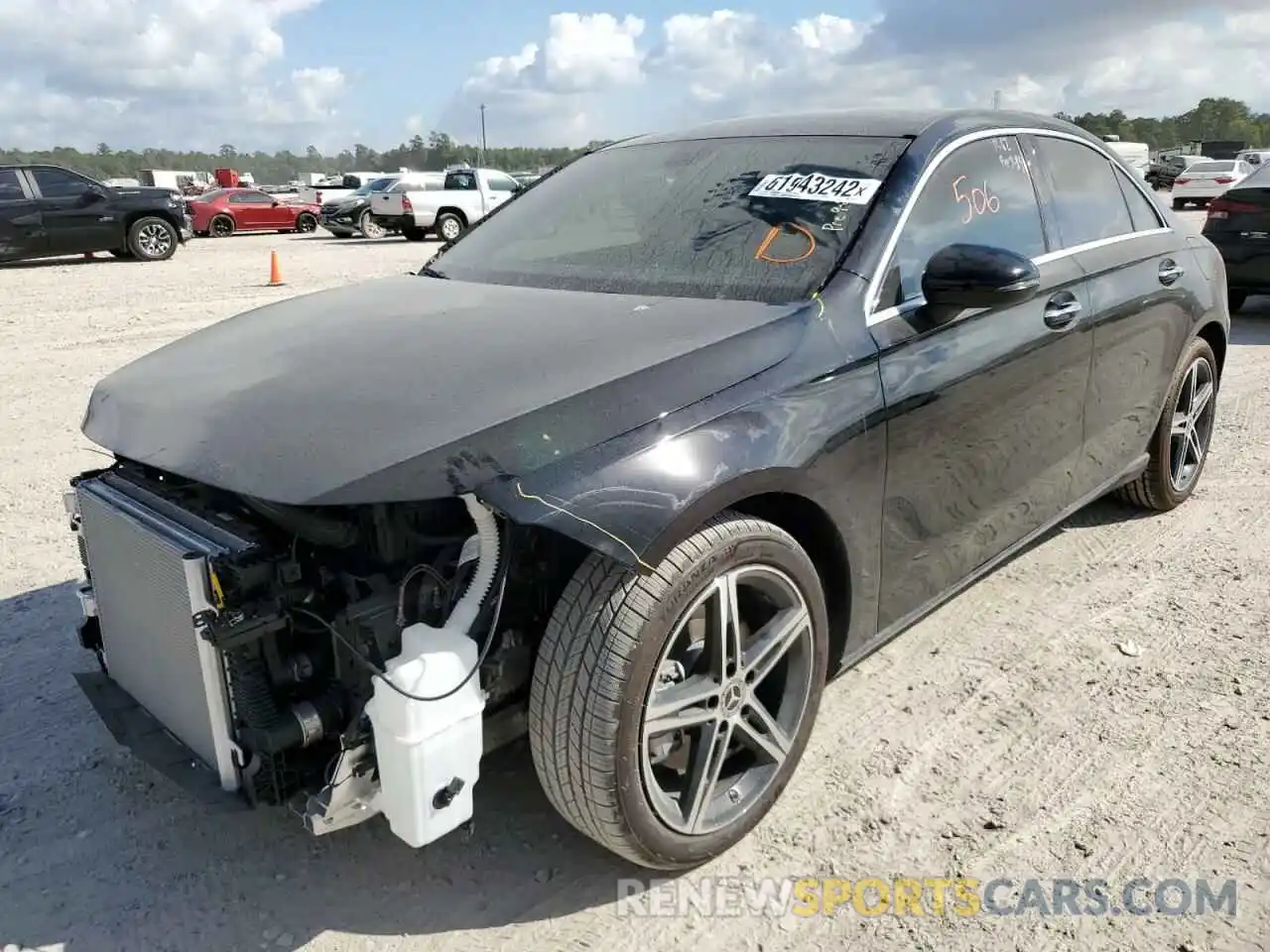 2 Photograph of a damaged car W1K3G4EB9NJ372275 MERCEDES-BENZ A-CLASS 2022