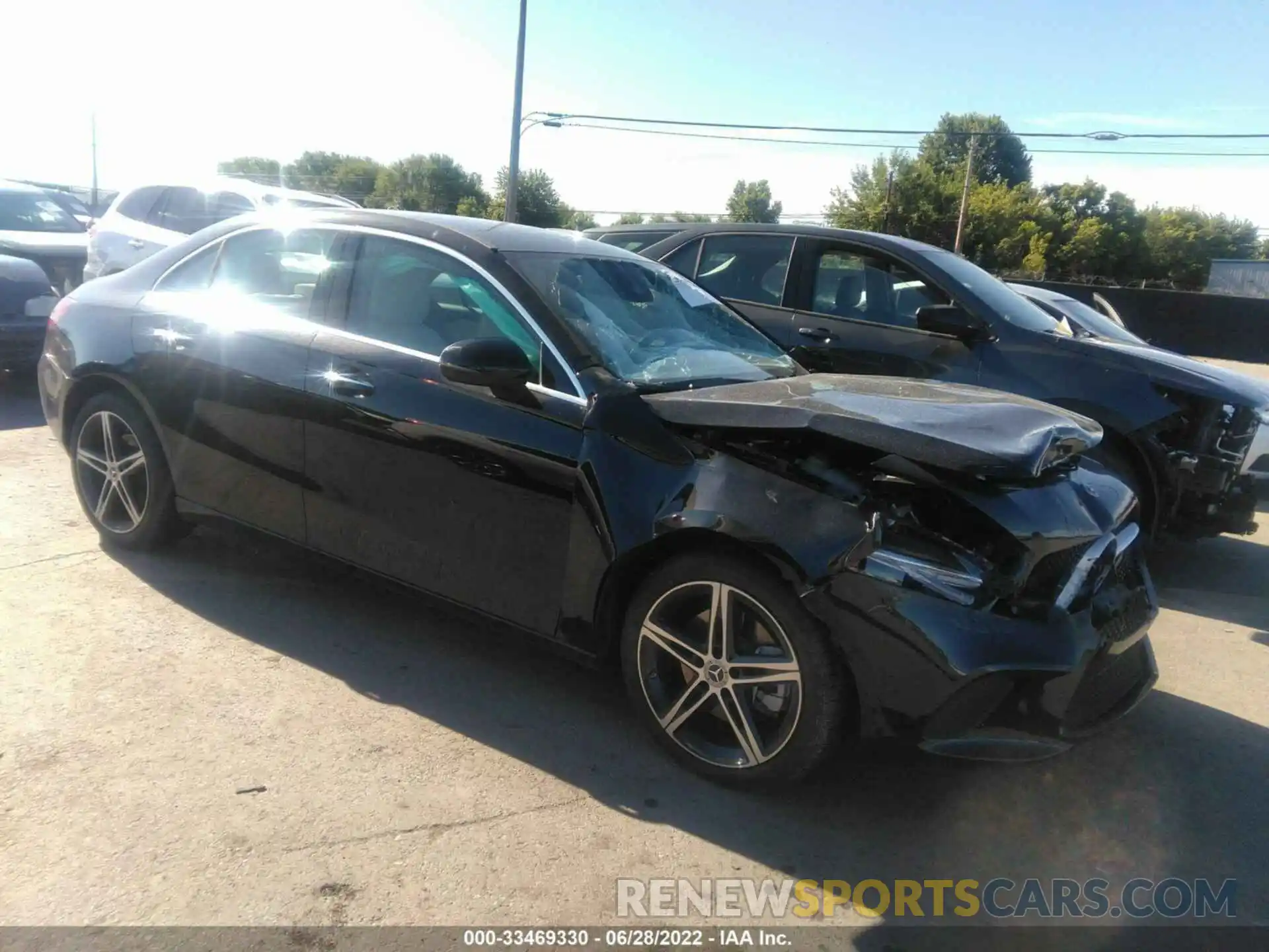 1 Photograph of a damaged car W1K3G4FB0NJ338420 MERCEDES-BENZ A-CLASS 2022