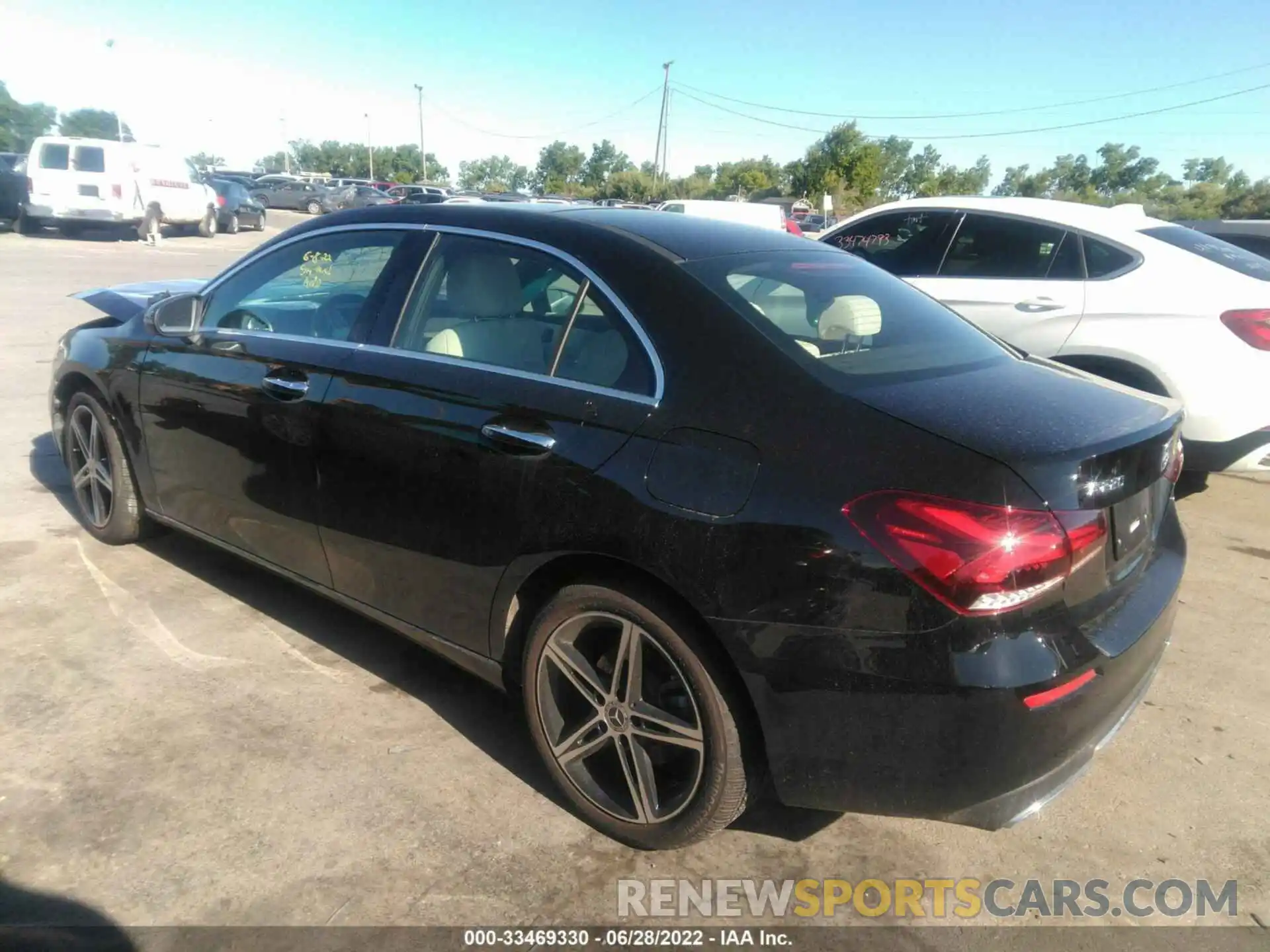 3 Photograph of a damaged car W1K3G4FB0NJ338420 MERCEDES-BENZ A-CLASS 2022