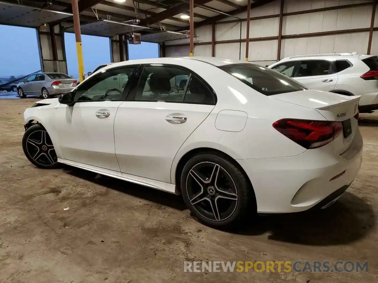 2 Photograph of a damaged car W1K3G4FB2NJ363769 MERCEDES-BENZ A-CLASS 2022