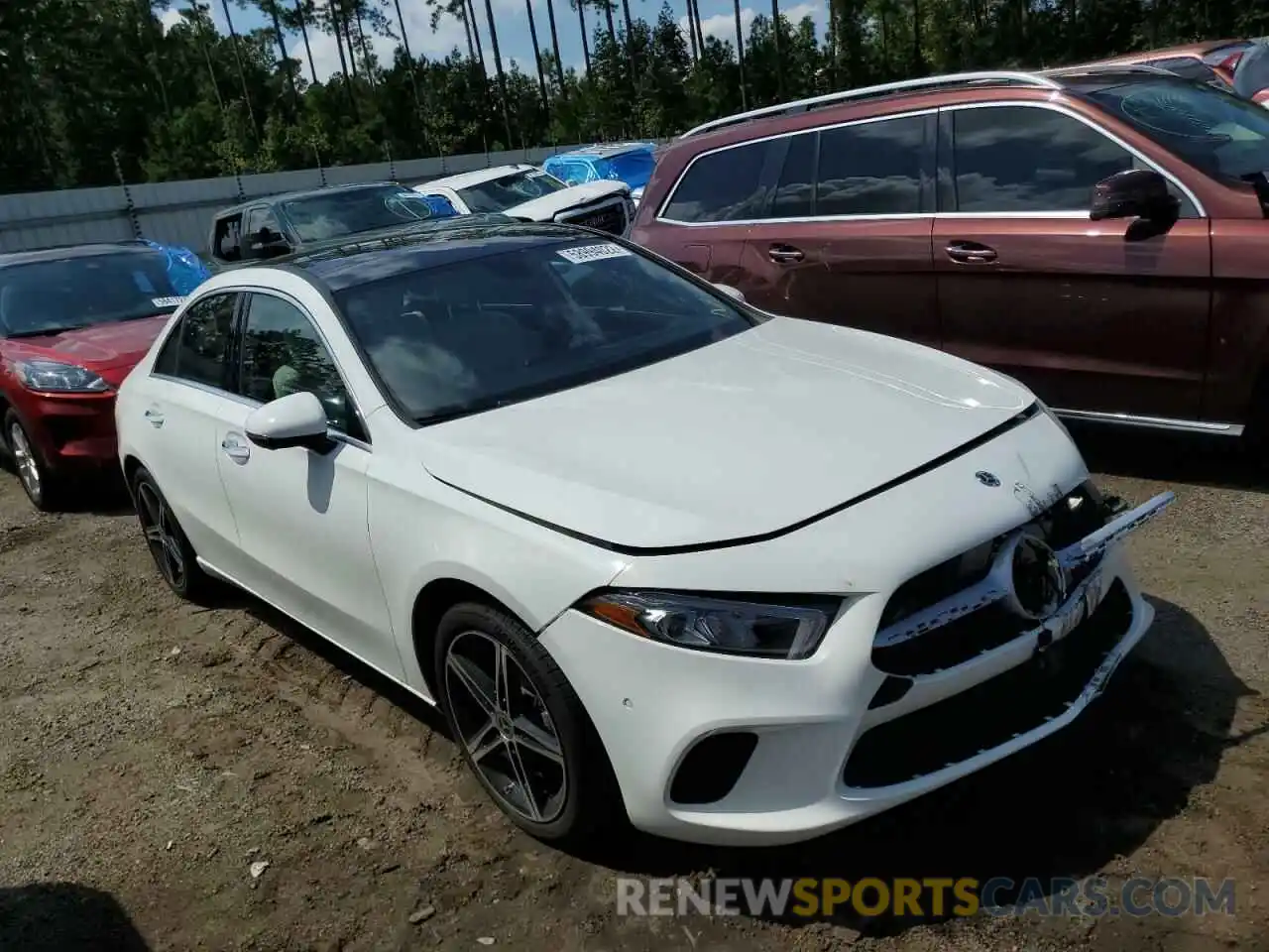 1 Photograph of a damaged car W1K3G4FB3NJ349458 MERCEDES-BENZ A-CLASS 2022