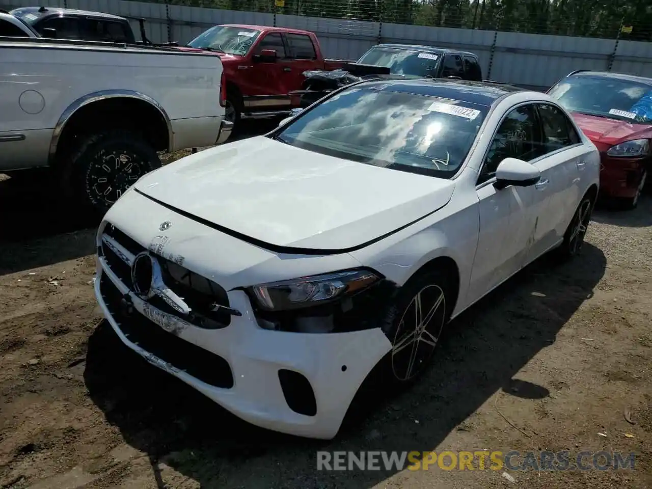 2 Photograph of a damaged car W1K3G4FB3NJ349458 MERCEDES-BENZ A-CLASS 2022